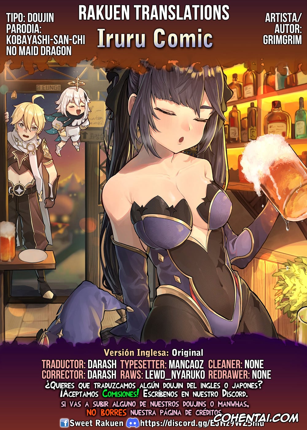 Kobayashi-san-chi no Maid Dragon porno, Ilulu porno, Taketo Aida porno, Iruru Comic (Kobayashi-san-chi no Maidragon), pagina 8