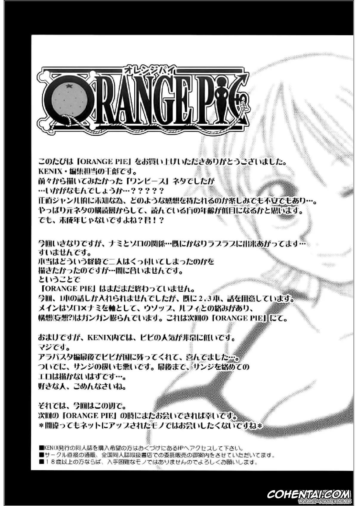 One Piece porno, Nami porno, Roronoa Zoro porno, ORANGE PIE (One Piece), pagina 29