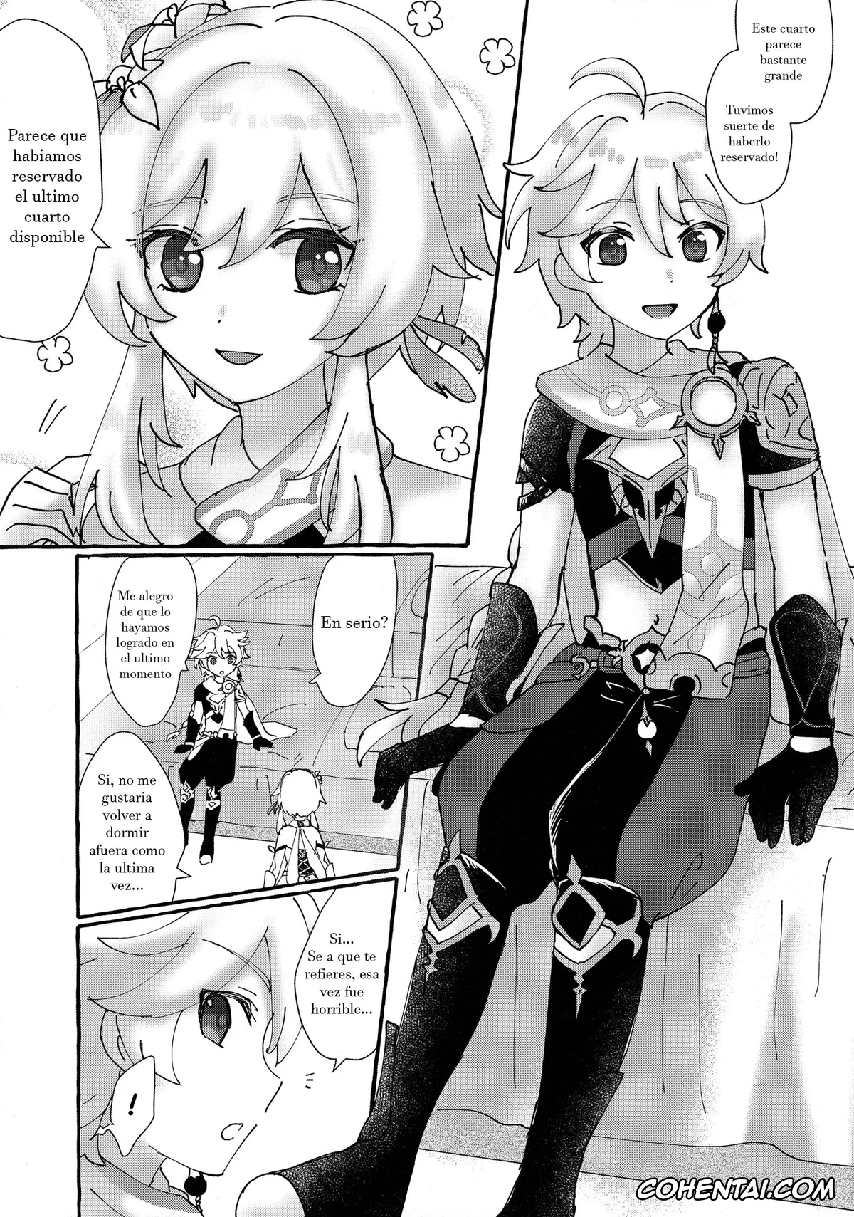 Genshin Impact xxx, Aether xxx, Lumine xxx, Futari de Manegoto. (Genshin Impact), pagina 4