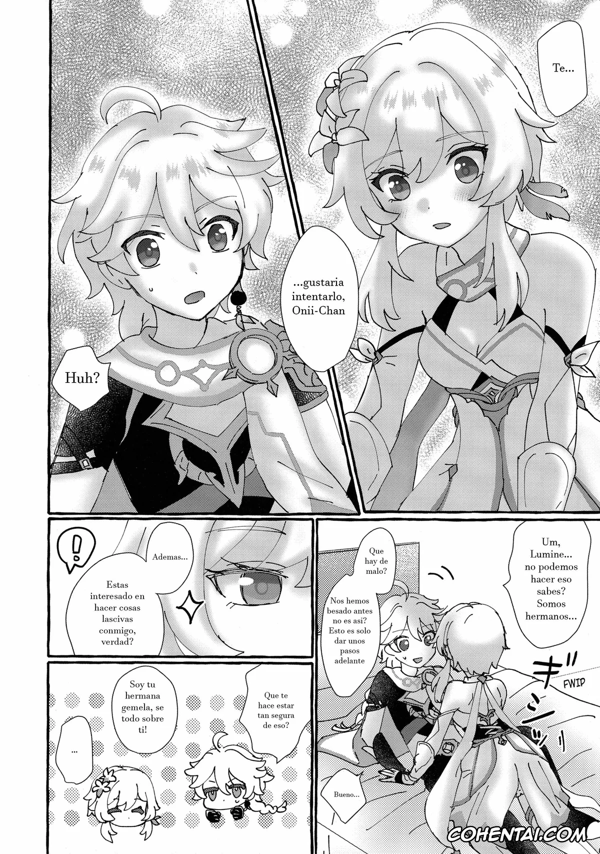 Genshin Impact xxx, Aether xxx, Lumine xxx, Futari de Manegoto. (Genshin Impact), pagina 7