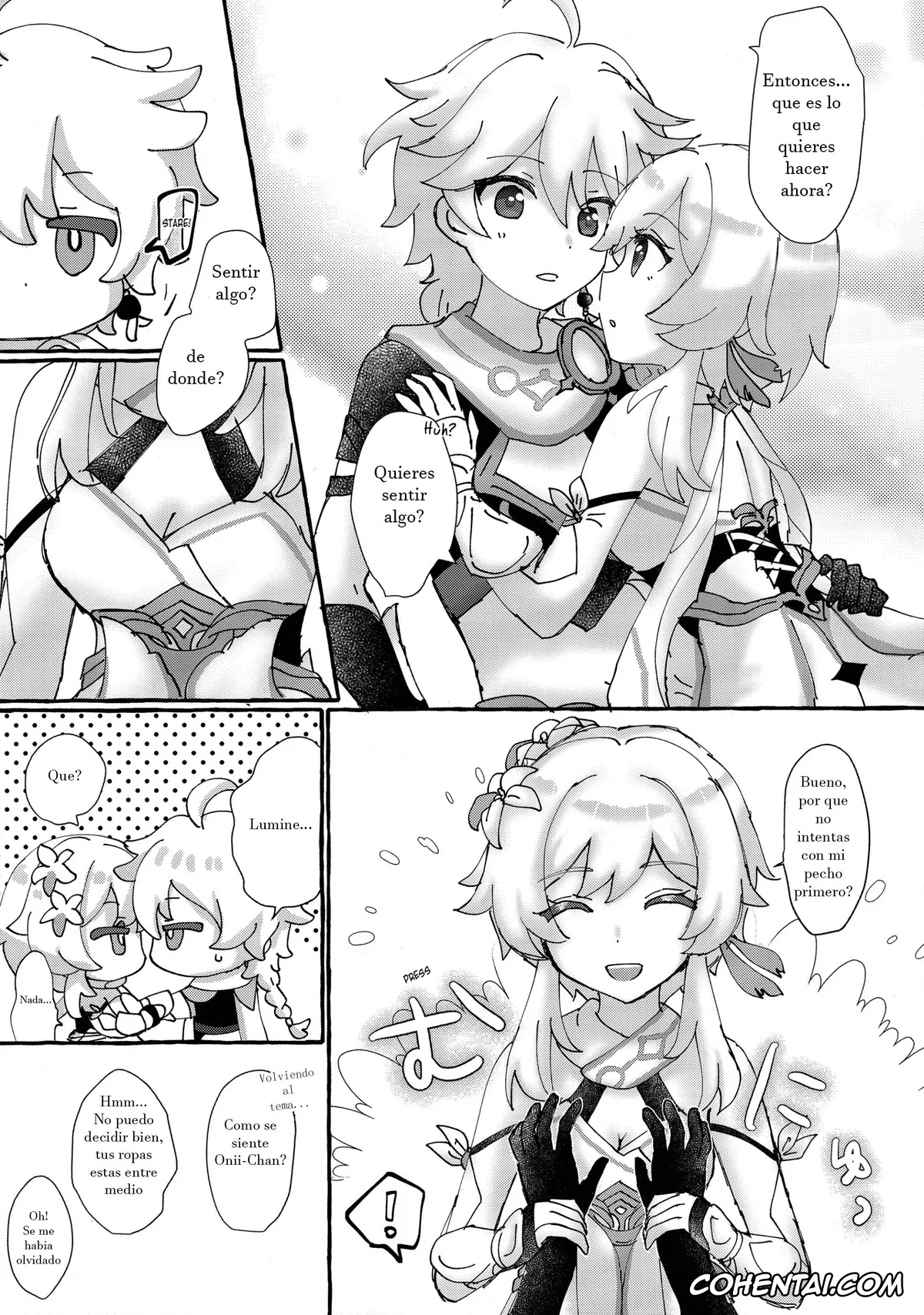 Genshin Impact xxx, Aether xxx, Lumine xxx, Futari de Manegoto. (Genshin Impact), pagina 10