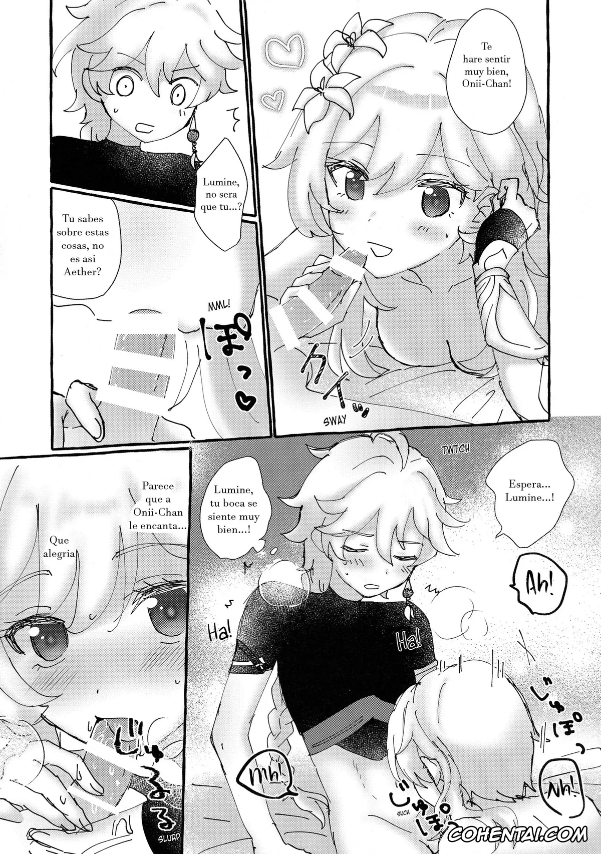 Genshin Impact xxx, Aether xxx, Lumine xxx, Futari de Manegoto. (Genshin Impact), pagina 16