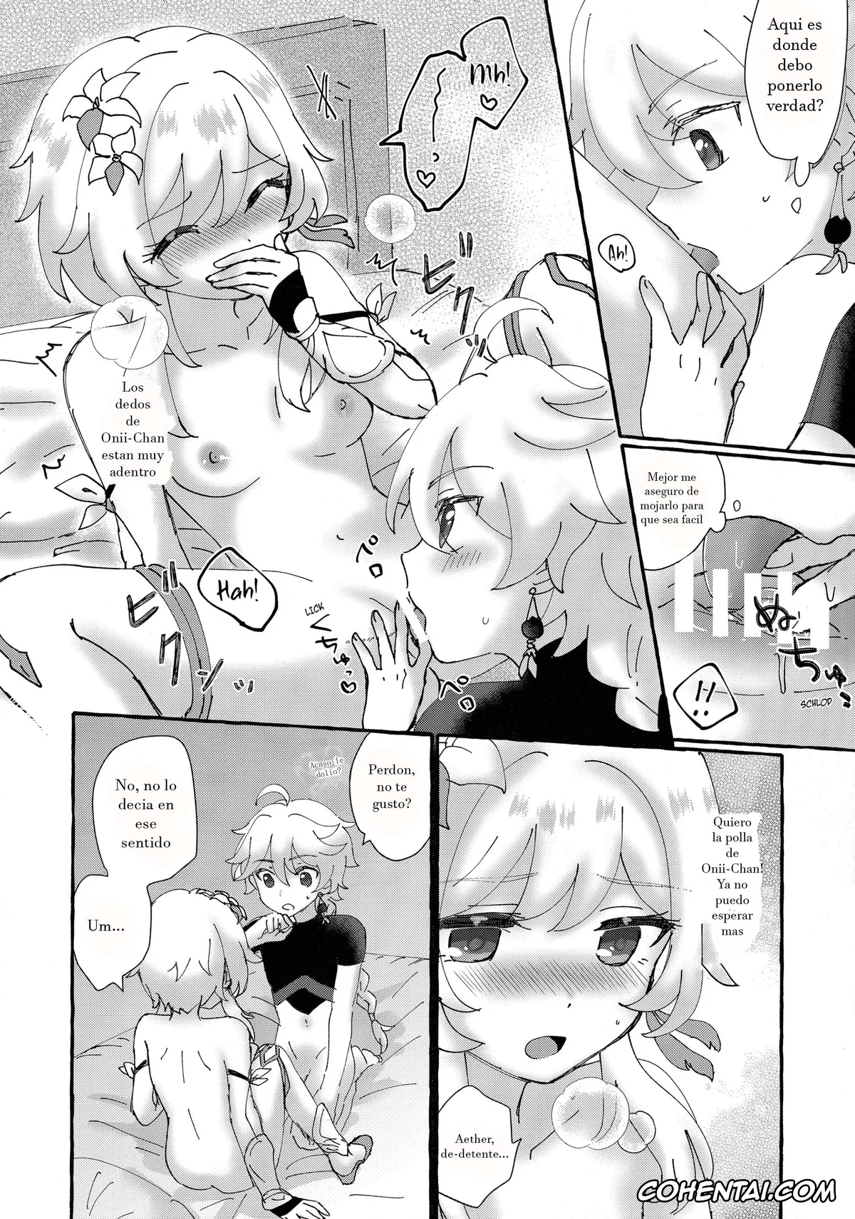 Genshin Impact xxx, Aether xxx, Lumine xxx, Futari de Manegoto. (Genshin Impact), pagina 19