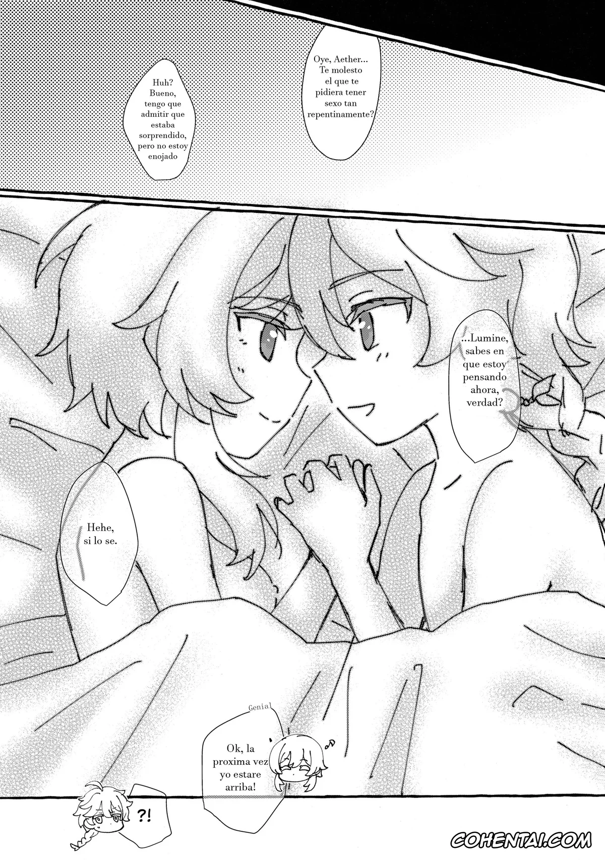 Genshin Impact porno, Aether porno, Lumine porno, Futari de Manegoto. (Genshin Impact), pagina 26