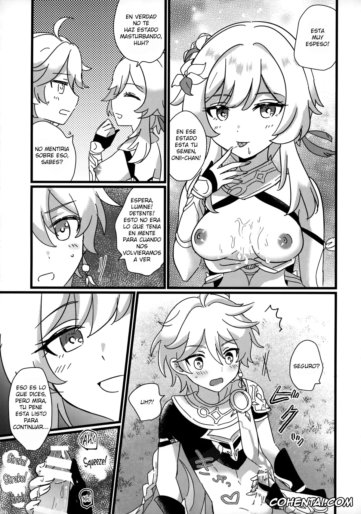 Genshin Impact hentai, Aether hentai, Lumine hentai, Mata Aetane Onii-chan (Genshin Impact), pagina 12
