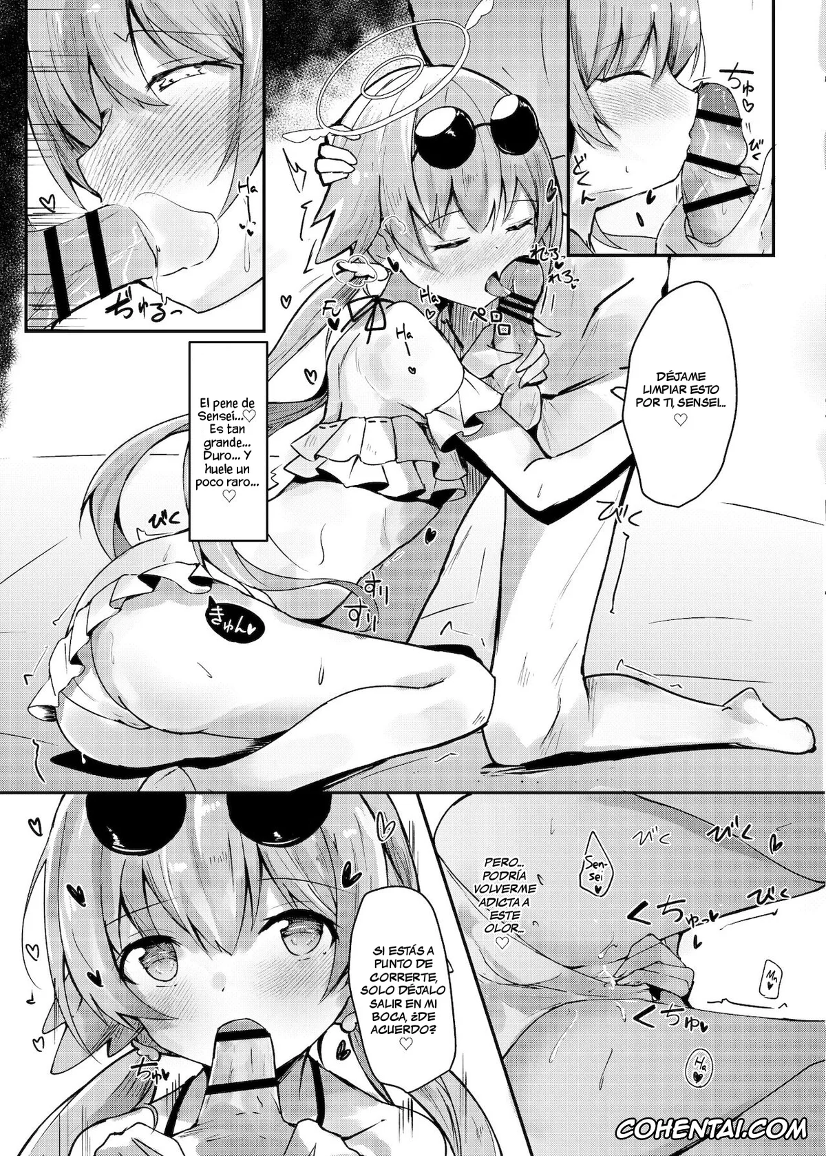 Blue Archive hentai, Azusa Shirasu hentai, Hanako Urawa hentai, Hifumi Ajitani hentai, Koharu Shimoe hentai, Hoshuu Jugyoubu Seikatsu Kiroku (Blue Archive), pagina 3