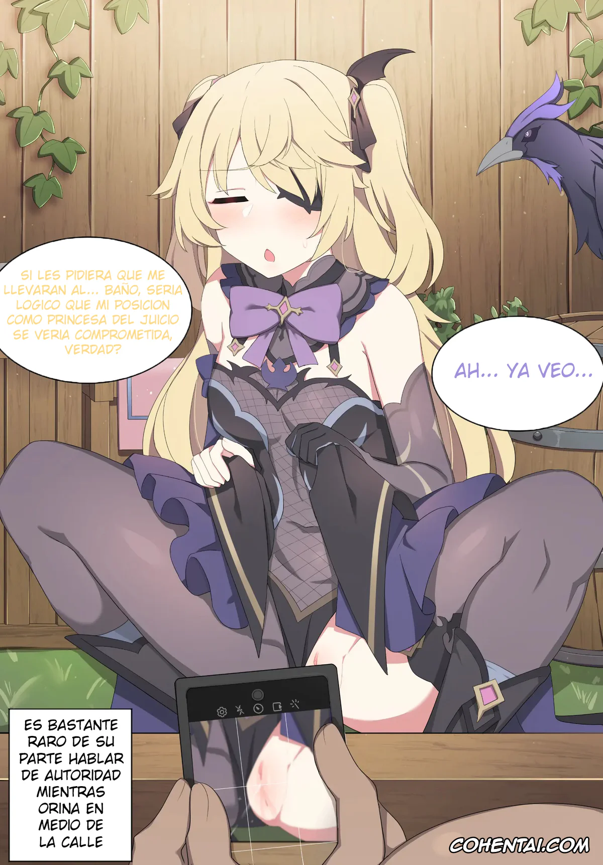 Genshin Impact hentai, Fischl hentai, Fischl (Genshin Impact), pagina 3