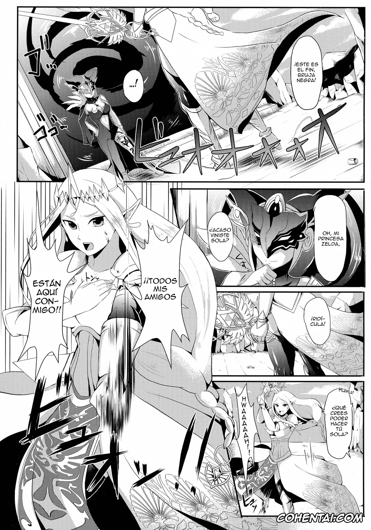 The Legend Of Zelda porno, Link porno, Princess Zelda porno, Toki Mawari Futanari Zelda Hime no Bousou ga Tomaranai! (The Legend of Zelda), pagina 5