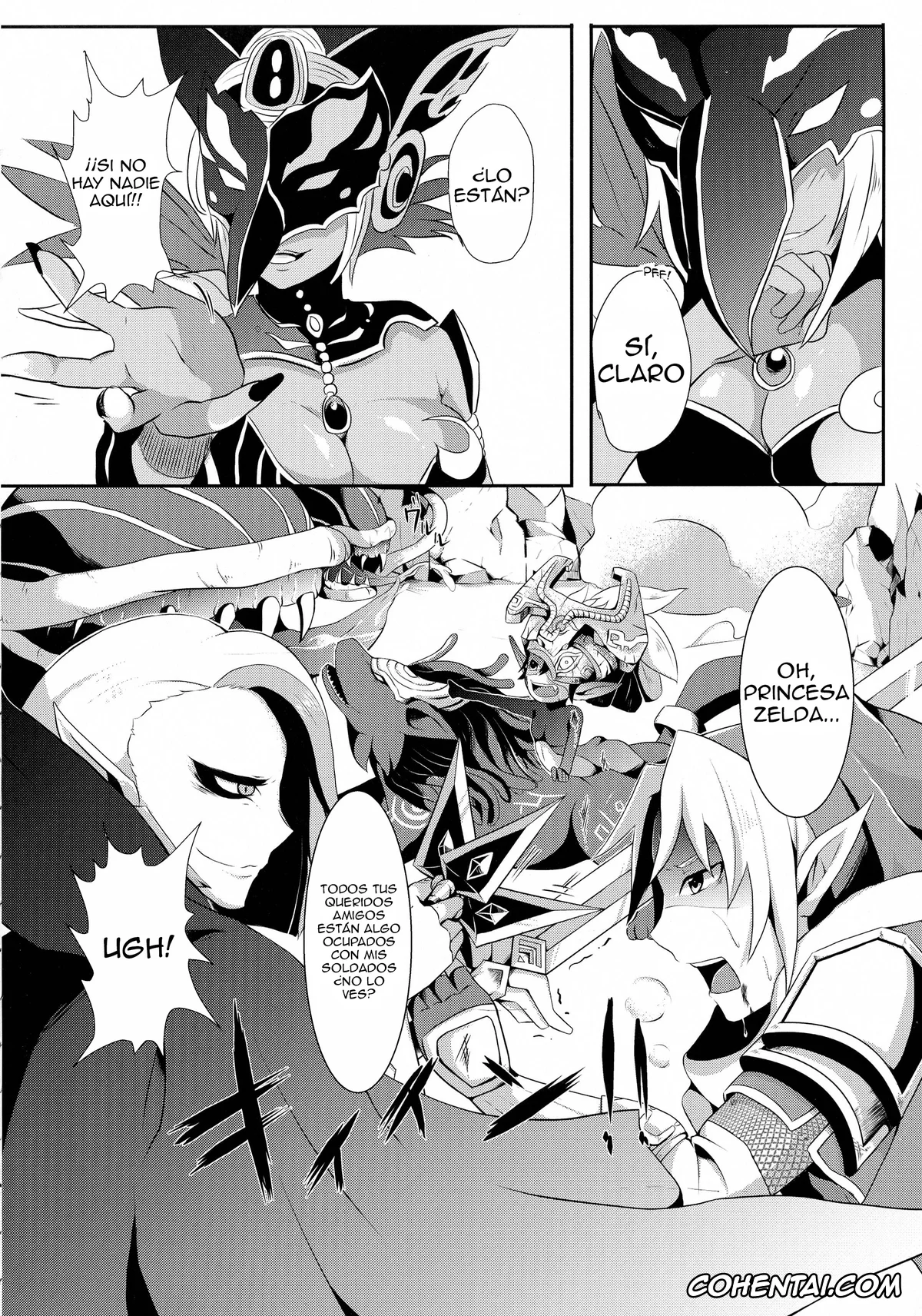 The Legend Of Zelda hentai, Link hentai, Princess Zelda hentai, Toki Mawari Futanari Zelda Hime no Bousou ga Tomaranai! (The Legend of Zelda), pagina 6