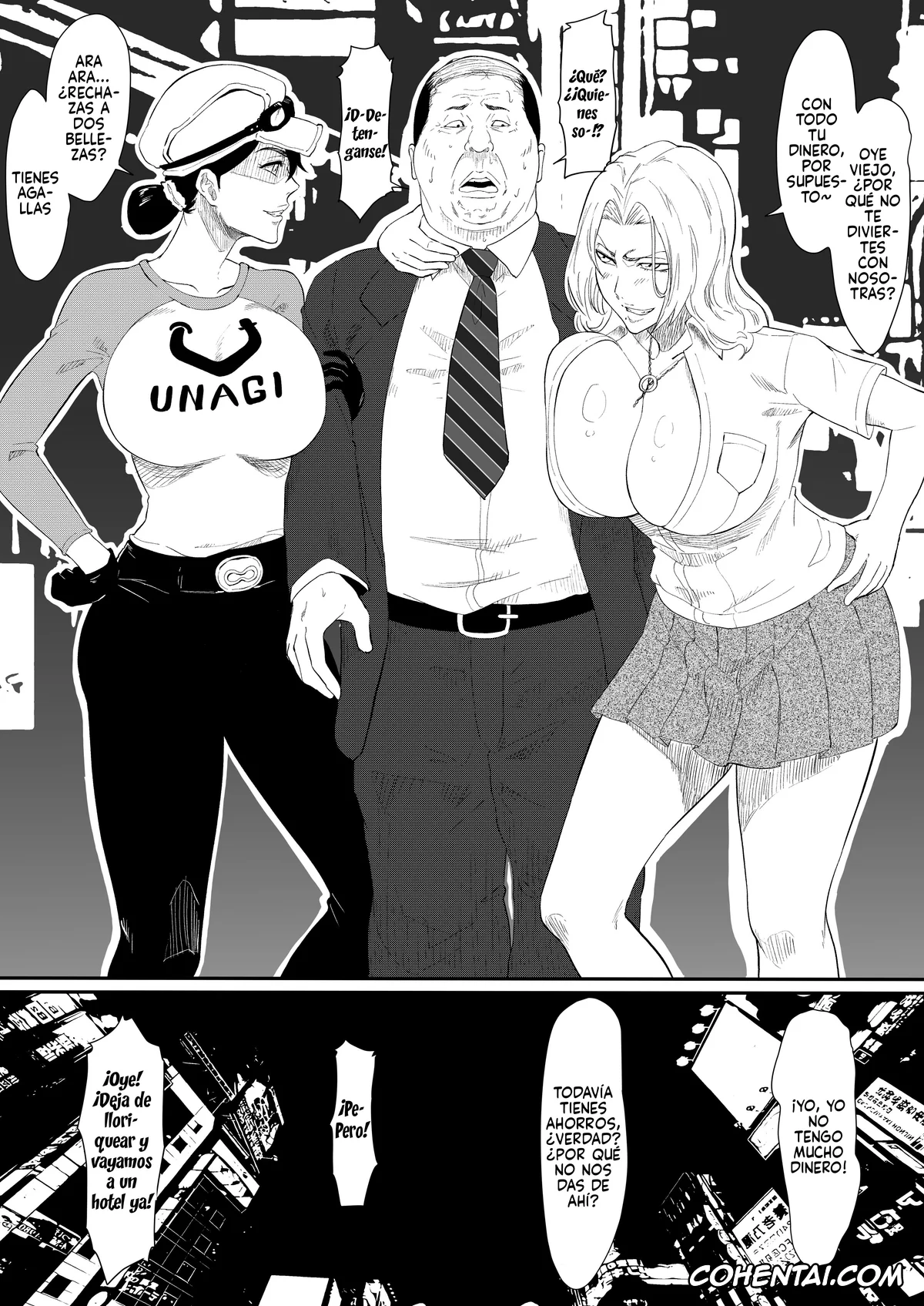 Bleach xxx, Ikumi Unagiya xxx, Rangiku Matsumoto xxx, Unagiya & Rangiku no Enkou (Bleach), pagina 1
