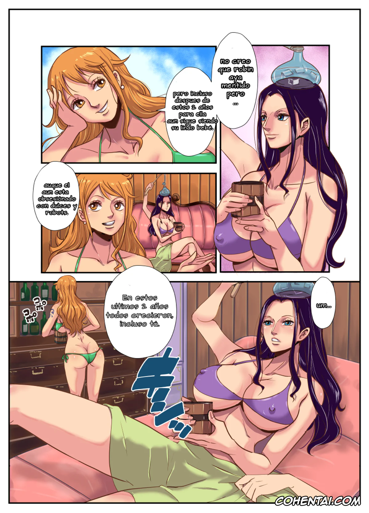One Piece porno, Nami porno, Nico Robin porno, Tony Tony Chopper porno, CHOP STICK 2 (One Piece), pagina 5