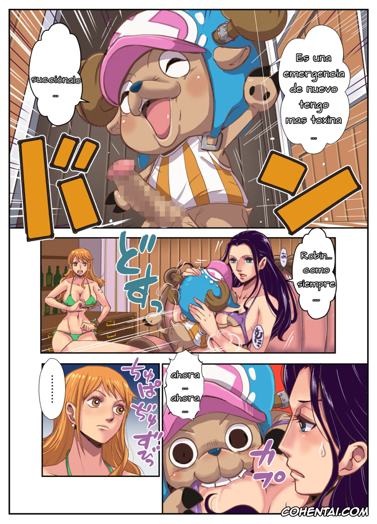 One Piece xxx, Nami xxx, Nico Robin xxx, Tony Tony Chopper xxx, CHOP STICK 2 (One Piece), pagina 7