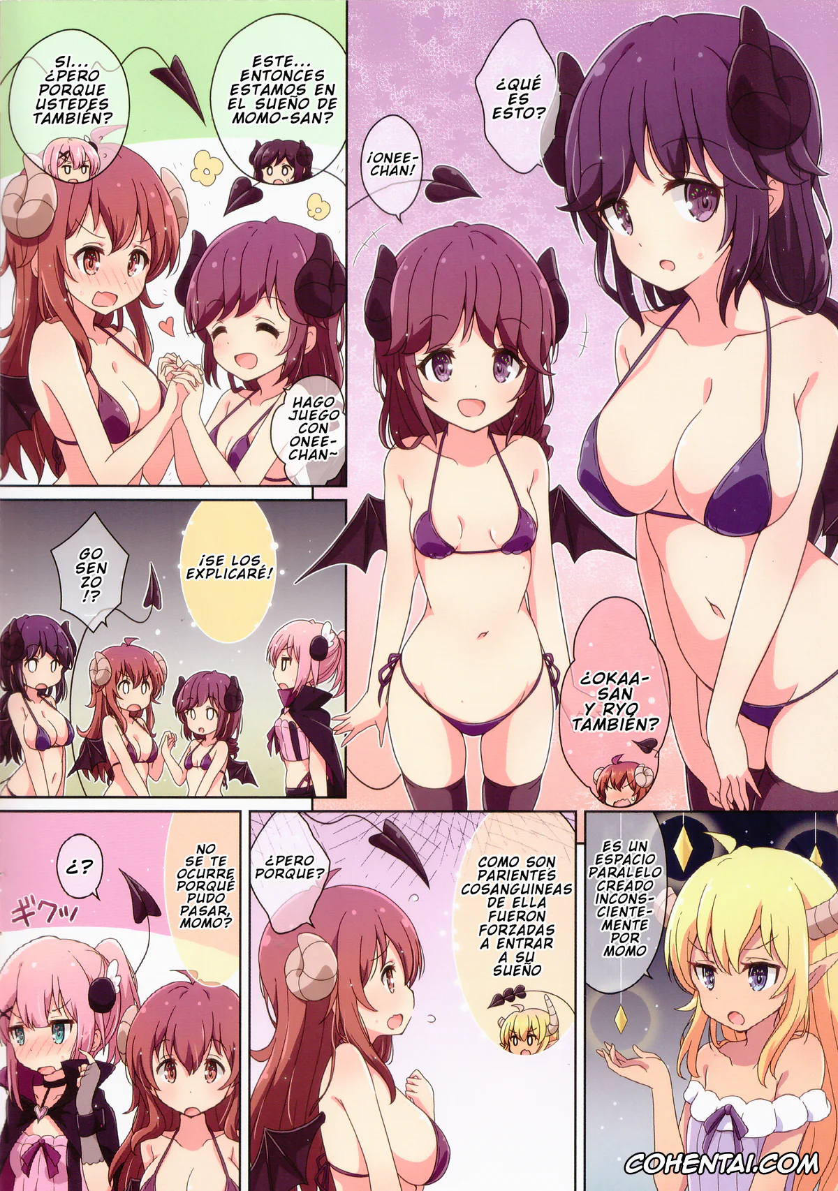 Machikado Mazoku | The Demon Girl Next Door xxx, Momo Chiyoda xxx, Ryoko Yoshida xxx, Yuko Yoshida | Shamiko xxx, Mahou Shoujo no Yume Jijou (Machikado Mazoku), pagina 4
