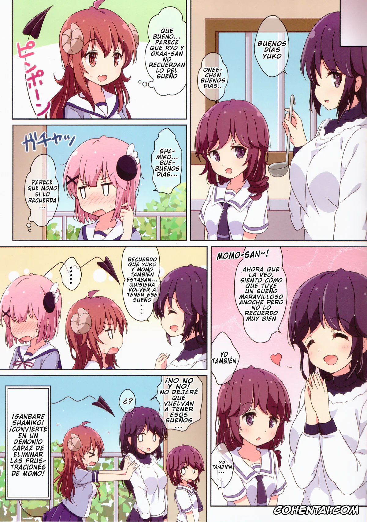 Machikado Mazoku | The Demon Girl Next Door porno, Momo Chiyoda porno, Ryoko Yoshida porno, Yuko Yoshida | Shamiko porno, Mahou Shoujo no Yume Jijou (Machikado Mazoku), pagina 17