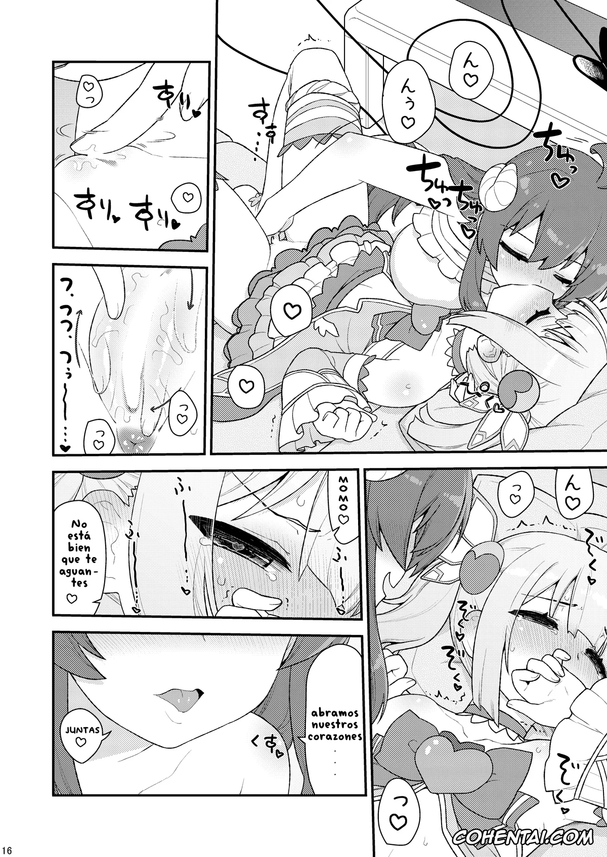 Machikado Mazoku | The Demon Girl Next Door hentai, Momo Chiyoda hentai, Yuko Yoshida | Shamiko hentai, Momo-san no Akarui Shami-ochi Keikaku (Machikado Mazoku), pagina 15