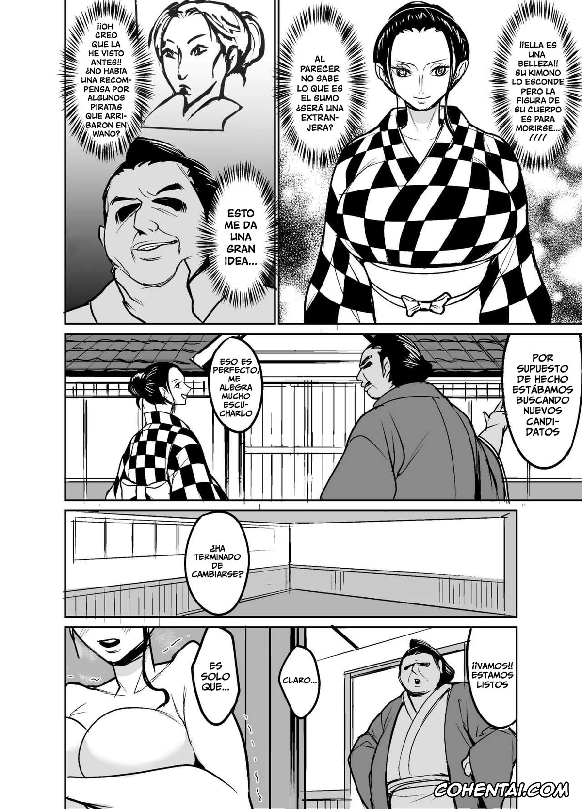 One Piece xxx, Nico Robin xxx, Wano Kuni ni Sumou-tori to Shite Sennyu Shite Shimatta Koukogaku-sha (One Piece), pagina 4