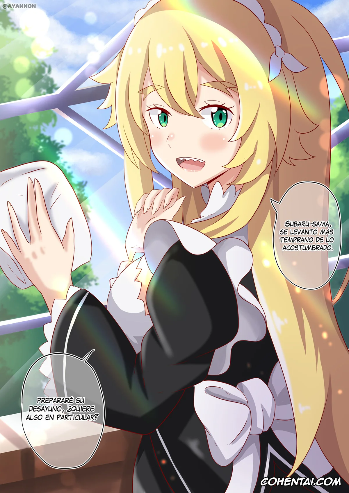 Re:Zero kara Hajimeru Isekai Seikatsu xxx, Frederica Baumann xxx, Subaru Natsuki xxx, Frederica x Subaru (Re:Zero kara Hajimeru Isekai Seikatsu), pagina 1