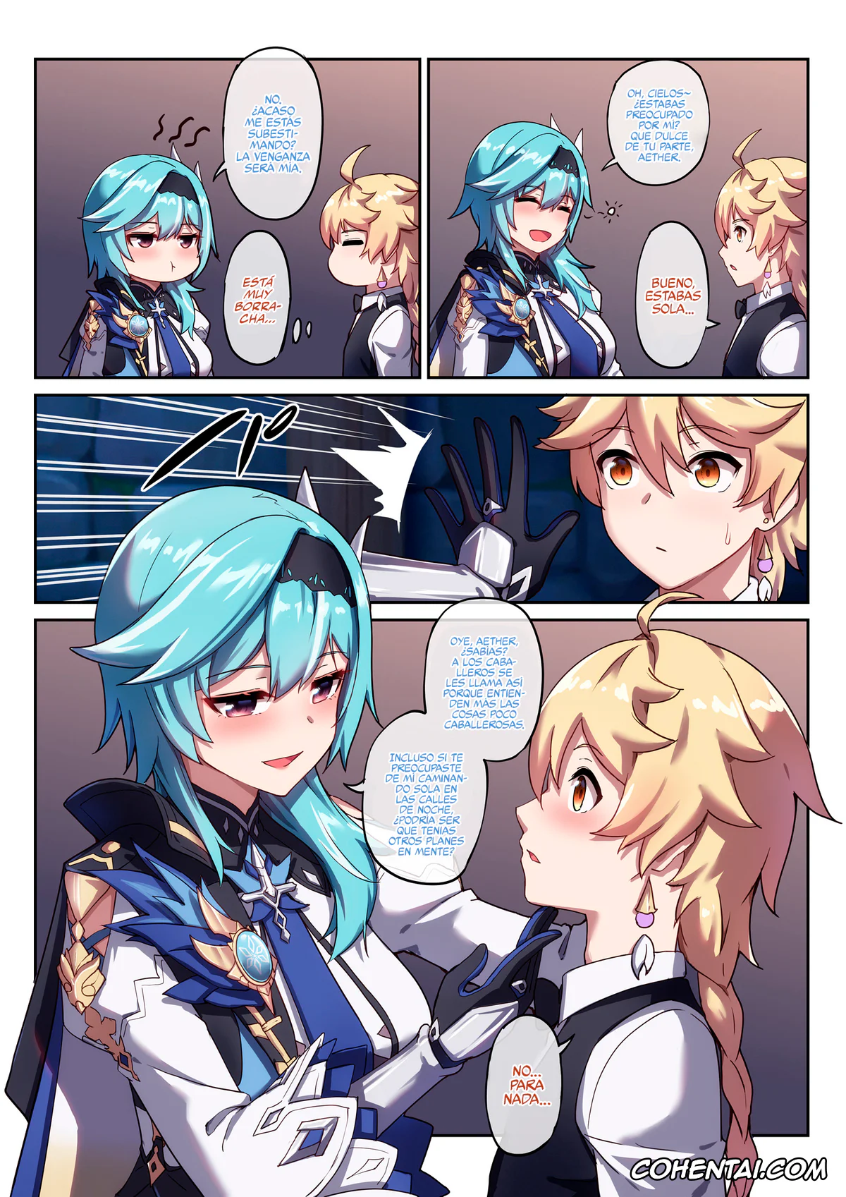 Genshin Impact xxx, Aether xxx, Eula Lawrence xxx, Eula no Yotta Koudou (Genshin Impact), pagina 4