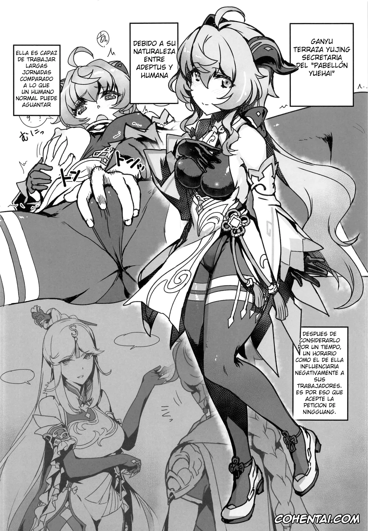 Genshin Impact hentai, Aether hentai, Ganyu hentai, Ofure Kaikin (Genshin Impact), pagina 3