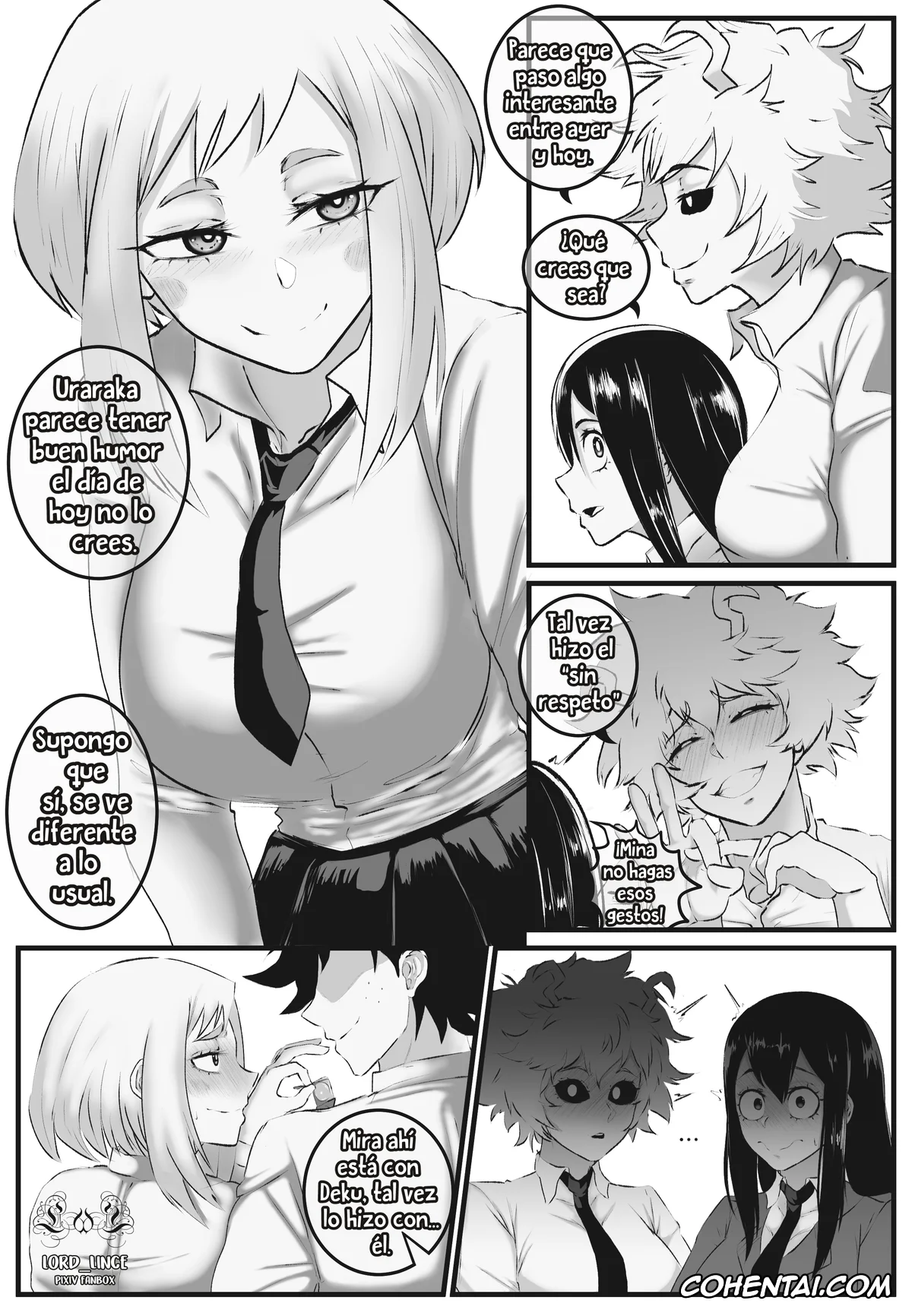 My Hero Academia | Boku No Hero Academia xxx, Izuku Midoriya xxx, Kyoka Jiro xxx, Mina Ashido xxx, Momo Yaoyorozu xxx, Ochako Uraraka xxx, Tsuyu Asui xxx, Slutraraka 2 (Boku no Hero Academia), pagina 1