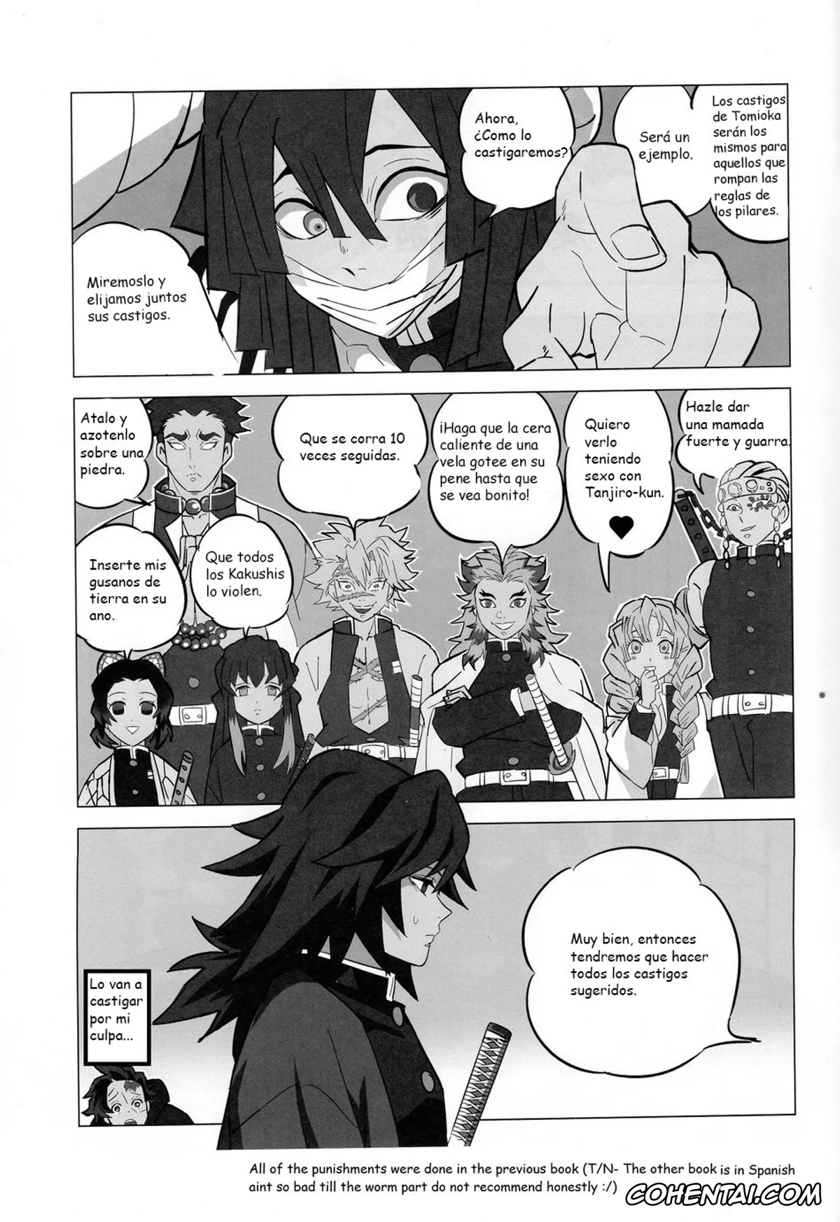 Kimetsu No Yaiba | Demon Slayer porno, Giyuu Tomioka porno, Tairitsu Ihan TanGiyu Seikou Shobatsu no Sho (Kimetsu no Yaiba), pagina 2