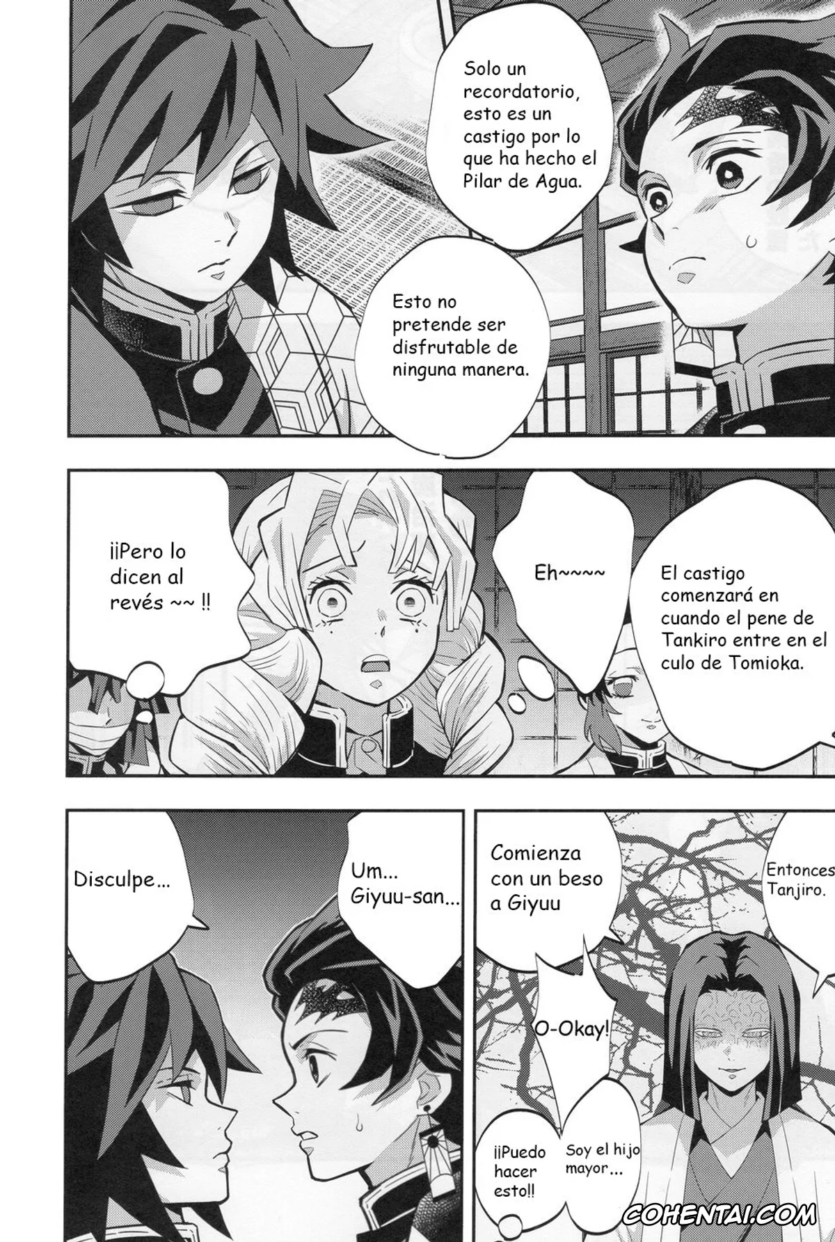 Kimetsu No Yaiba | Demon Slayer porno, Giyuu Tomioka porno, Tairitsu Ihan TanGiyu Seikou Shobatsu no Sho (Kimetsu no Yaiba), pagina 5