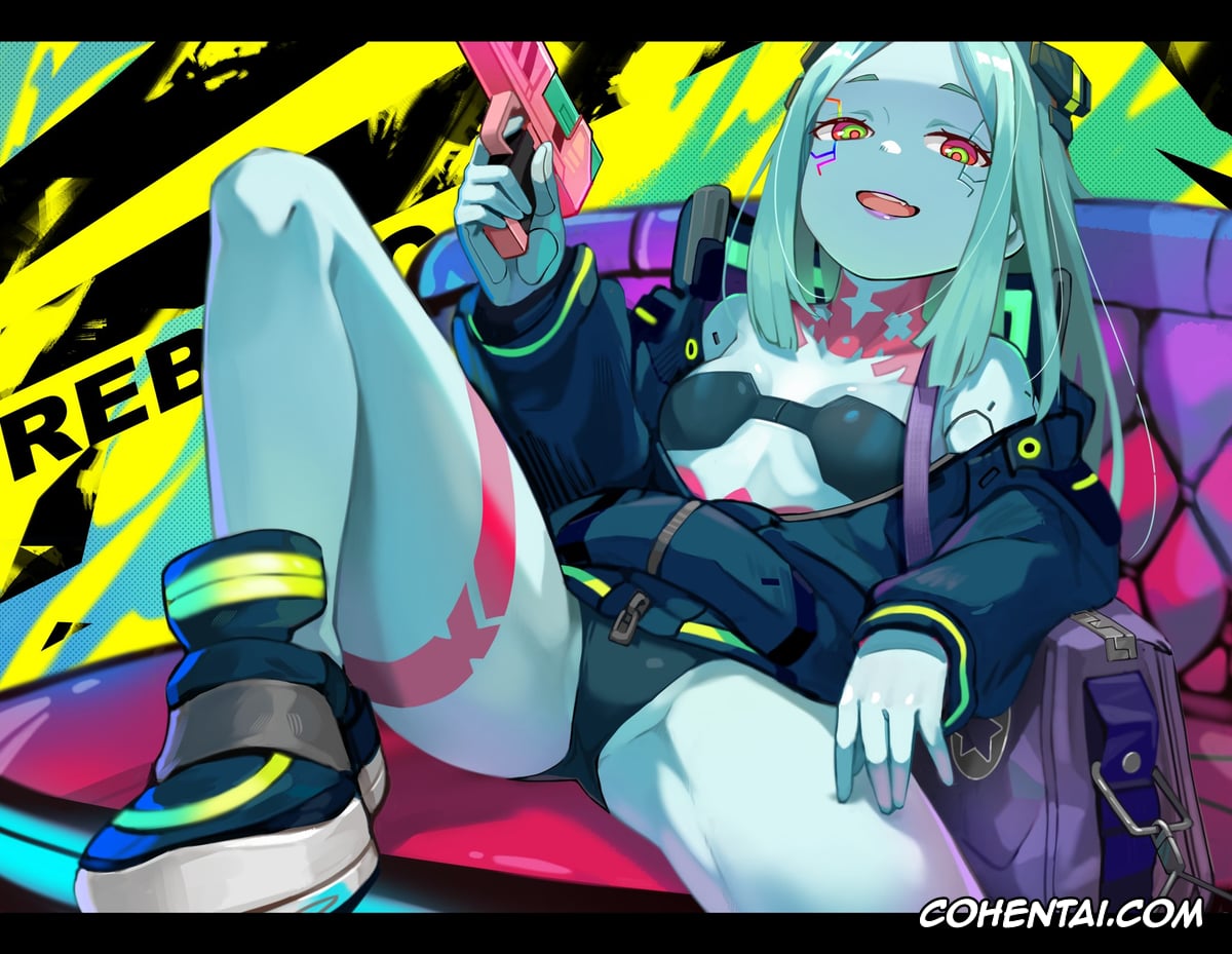Cyberpunk xxx, Rebecca xxx, Rebecca-chan to Zukobako Manga (Cyberpunk: Edgerunners), pagina 1