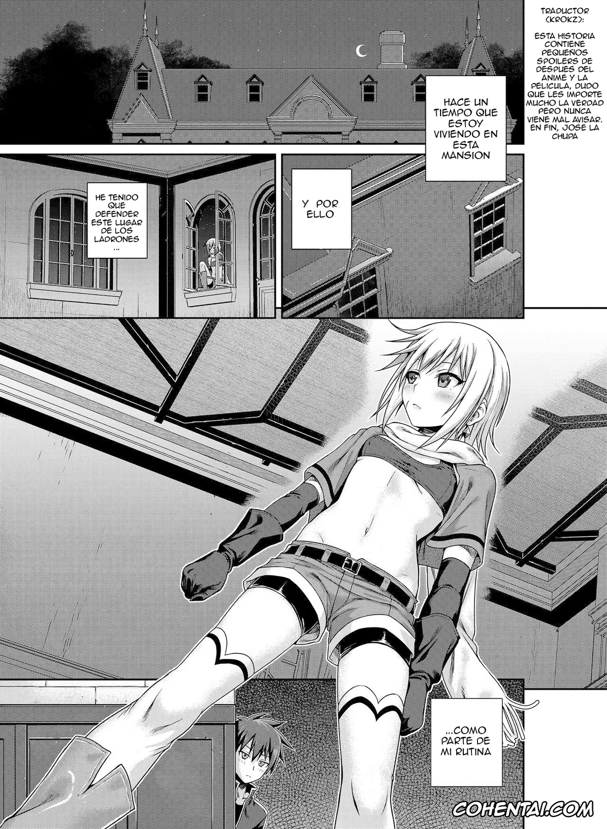 Kono Subarashii Sekai ni Syukufuku o! xxx, Chris xxx, Kazuma Satou xxx, CHOYQUZU! (Kono Subarashii Sekai ni Shukufuku wo!), pagina 1