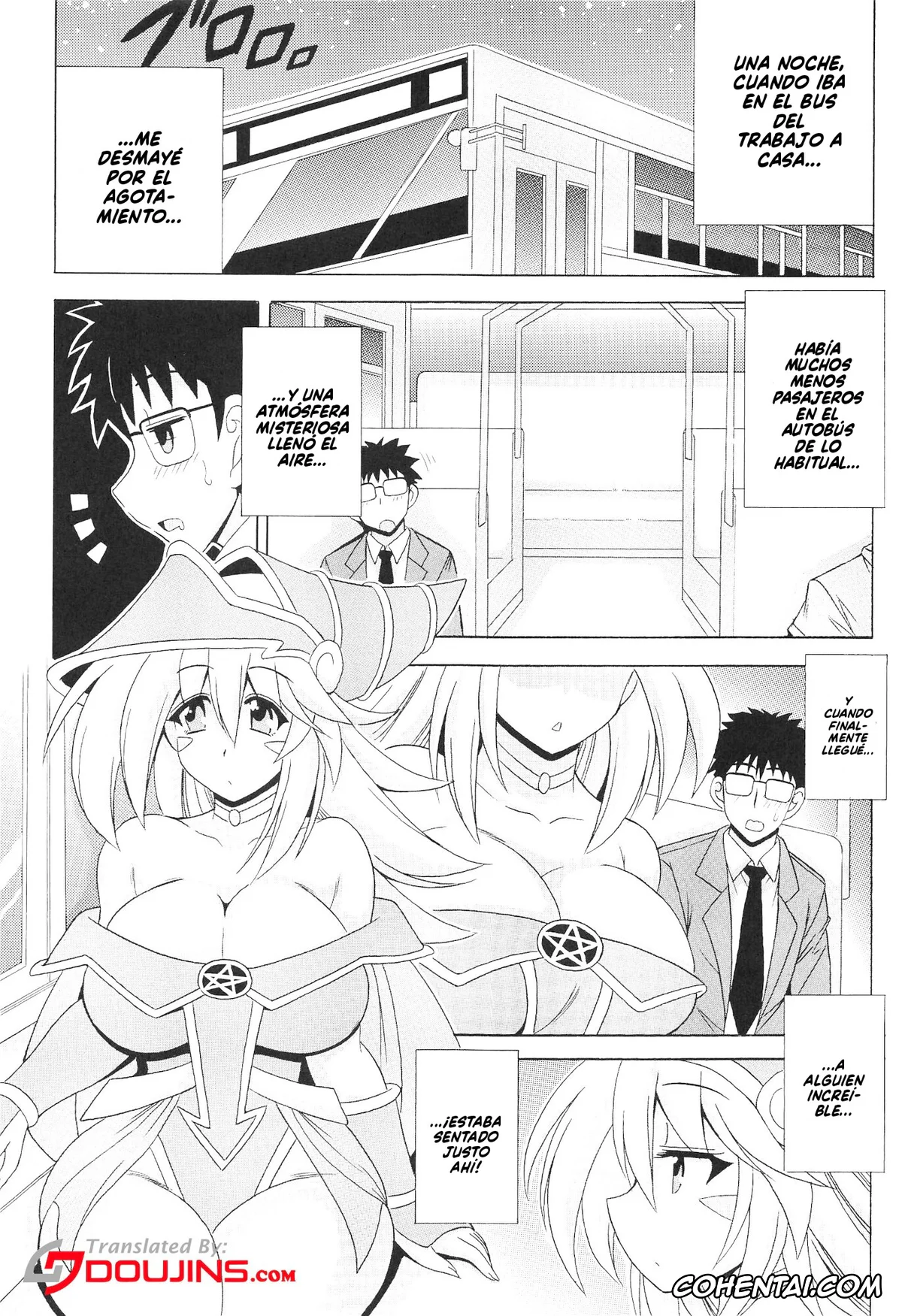 Yu-Gi-Oh! porno, Dark Magician Girl porno, Tour Guide From The Underworld porno, Makaihatsu Gokuraku Iki Chikan Bus (Yu-Gi-Oh!), pagina 2