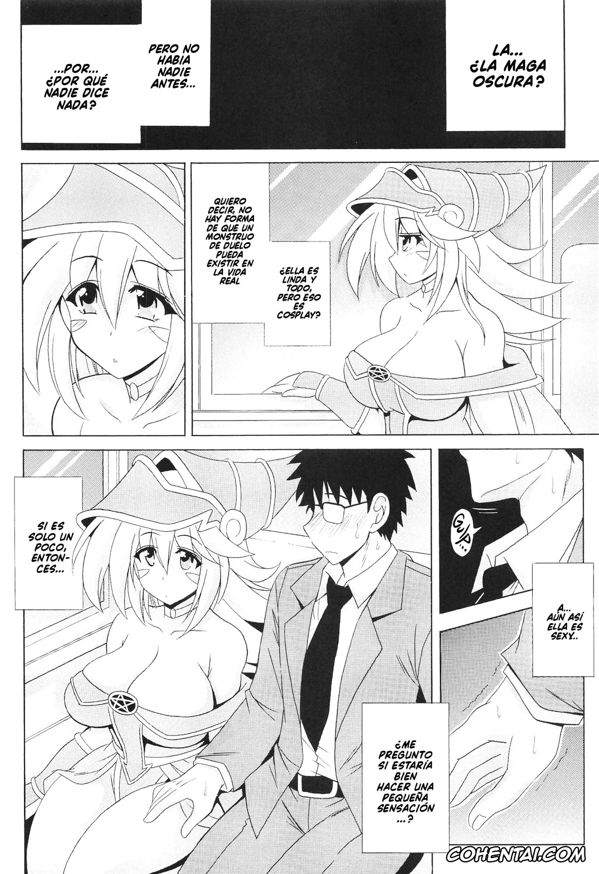 Yu-Gi-Oh! hentai, Dark Magician Girl hentai, Tour Guide From The Underworld hentai, Makaihatsu Gokuraku Iki Chikan Bus (Yu-Gi-Oh!), pagina 3