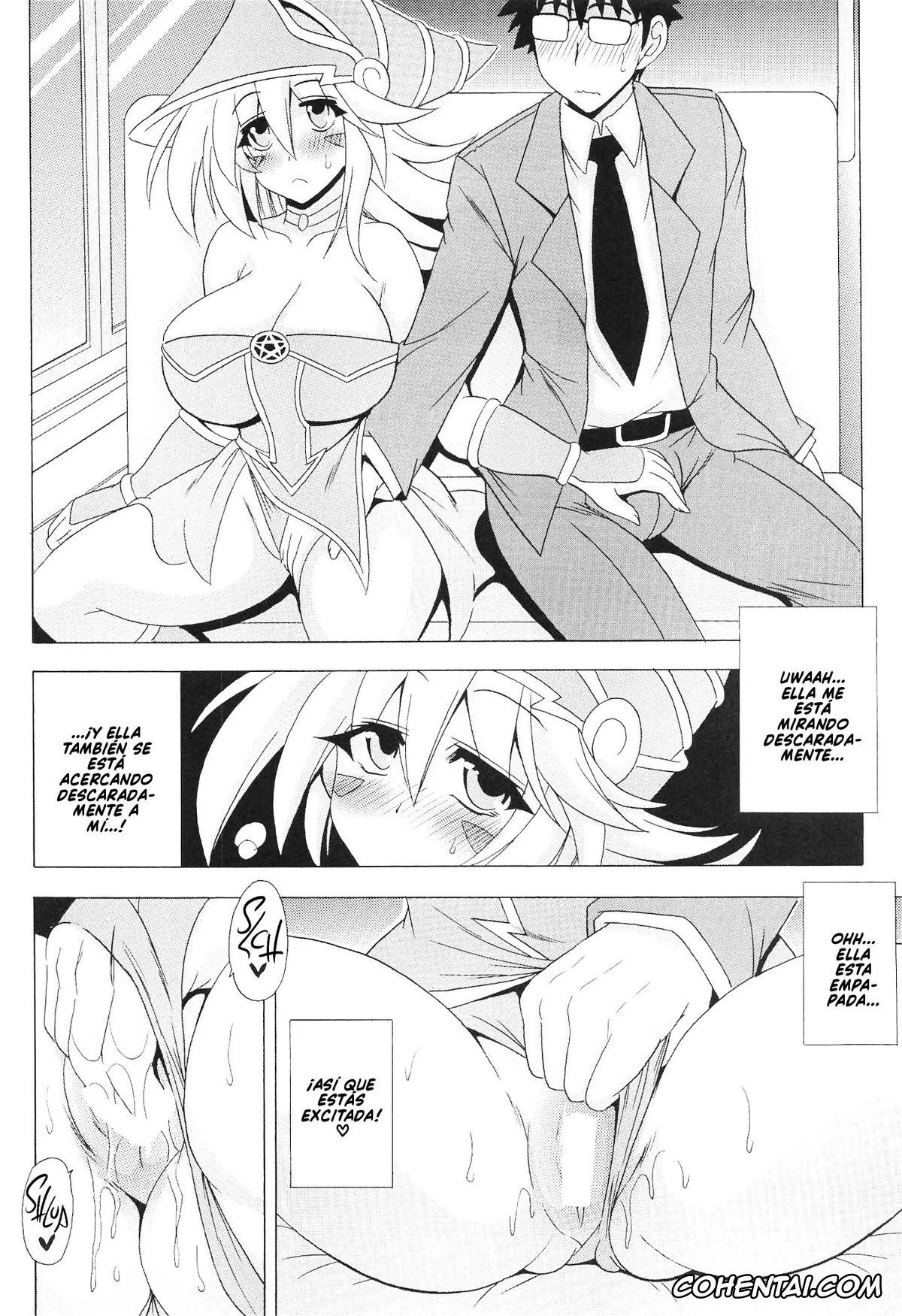 Yu-Gi-Oh! porno, Dark Magician Girl porno, Tour Guide From The Underworld porno, Makaihatsu Gokuraku Iki Chikan Bus (Yu-Gi-Oh!), pagina 5