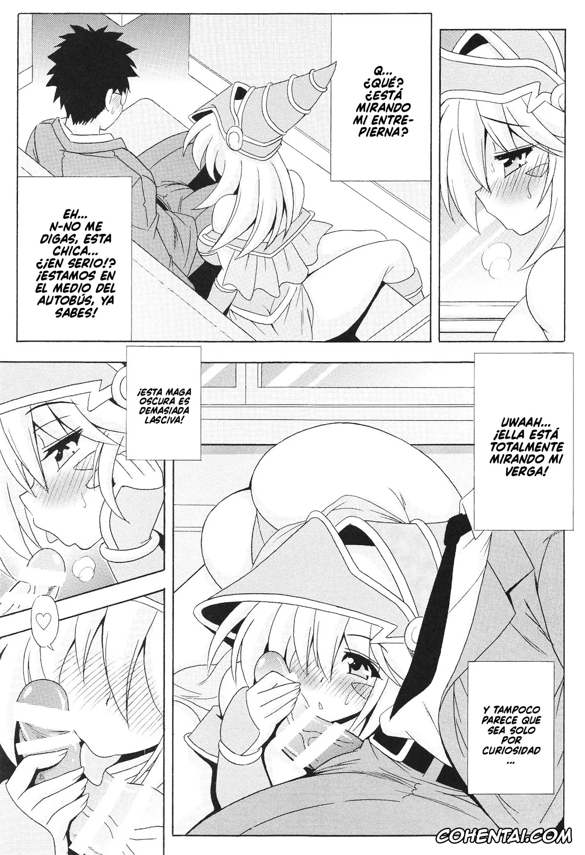 Yu-Gi-Oh! hentai, Dark Magician Girl hentai, Tour Guide From The Underworld hentai, Makaihatsu Gokuraku Iki Chikan Bus (Yu-Gi-Oh!), pagina 6