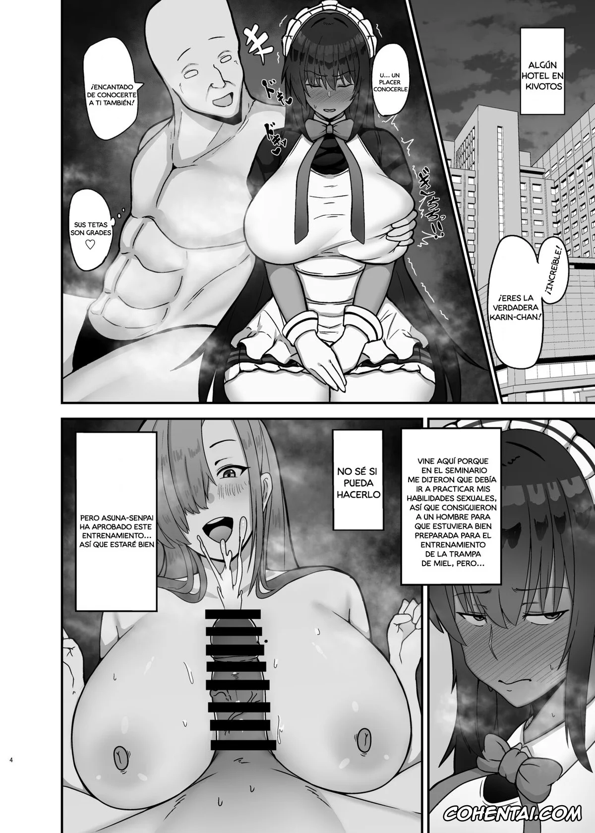 Blue Archive hentai, Karin Kakudate hentai, Moomoo Karin (Blue Archive), pagina 3