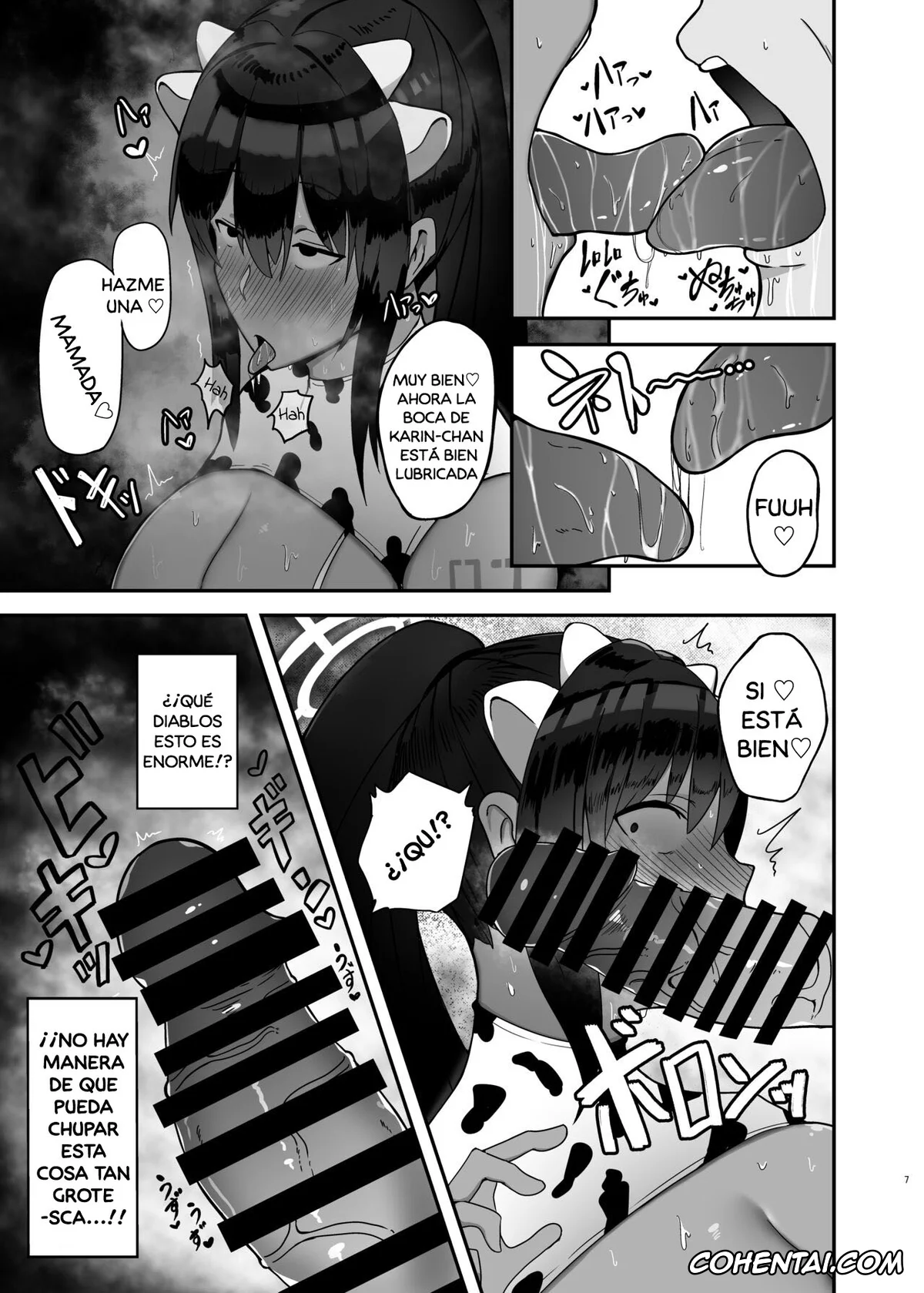 Blue Archive hentai, Karin Kakudate hentai, Moomoo Karin (Blue Archive), pagina 6