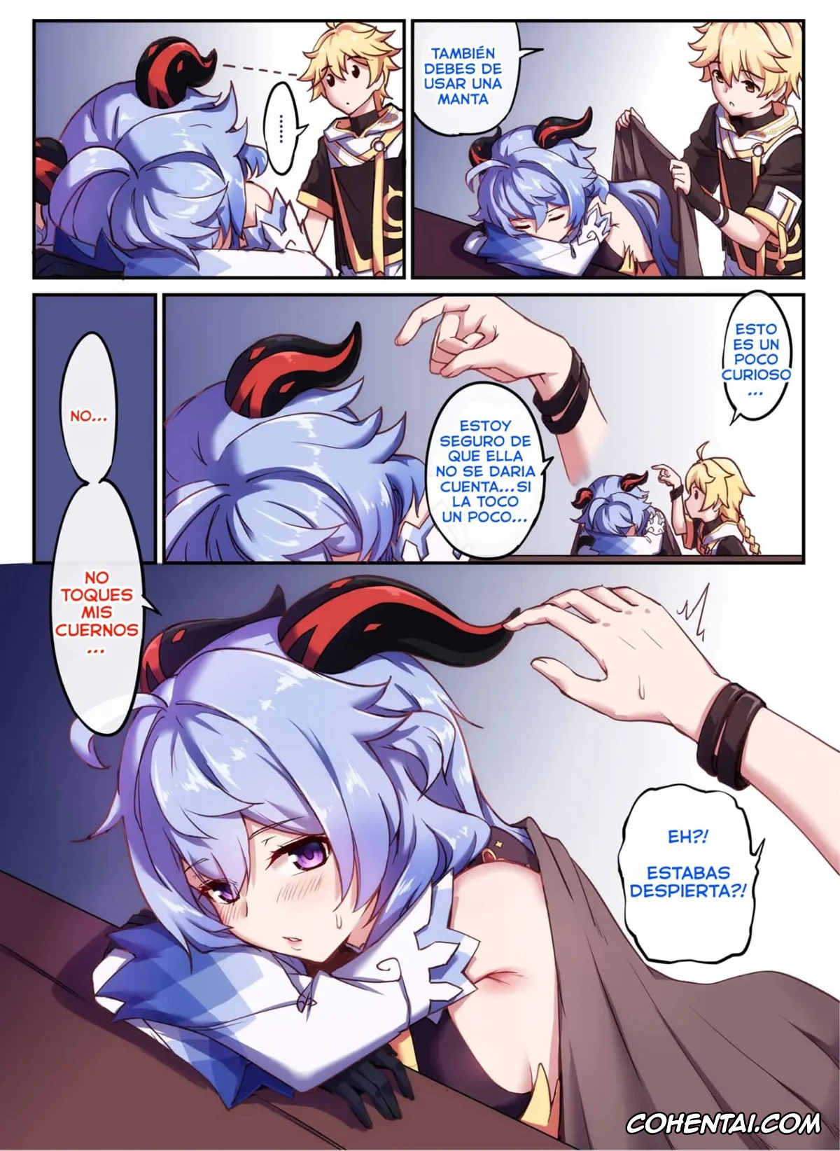 Genshin Impact hentai, Aether hentai, Ganyu hentai, Ganyu to no Zangyou (Genshin Impact), pagina 3