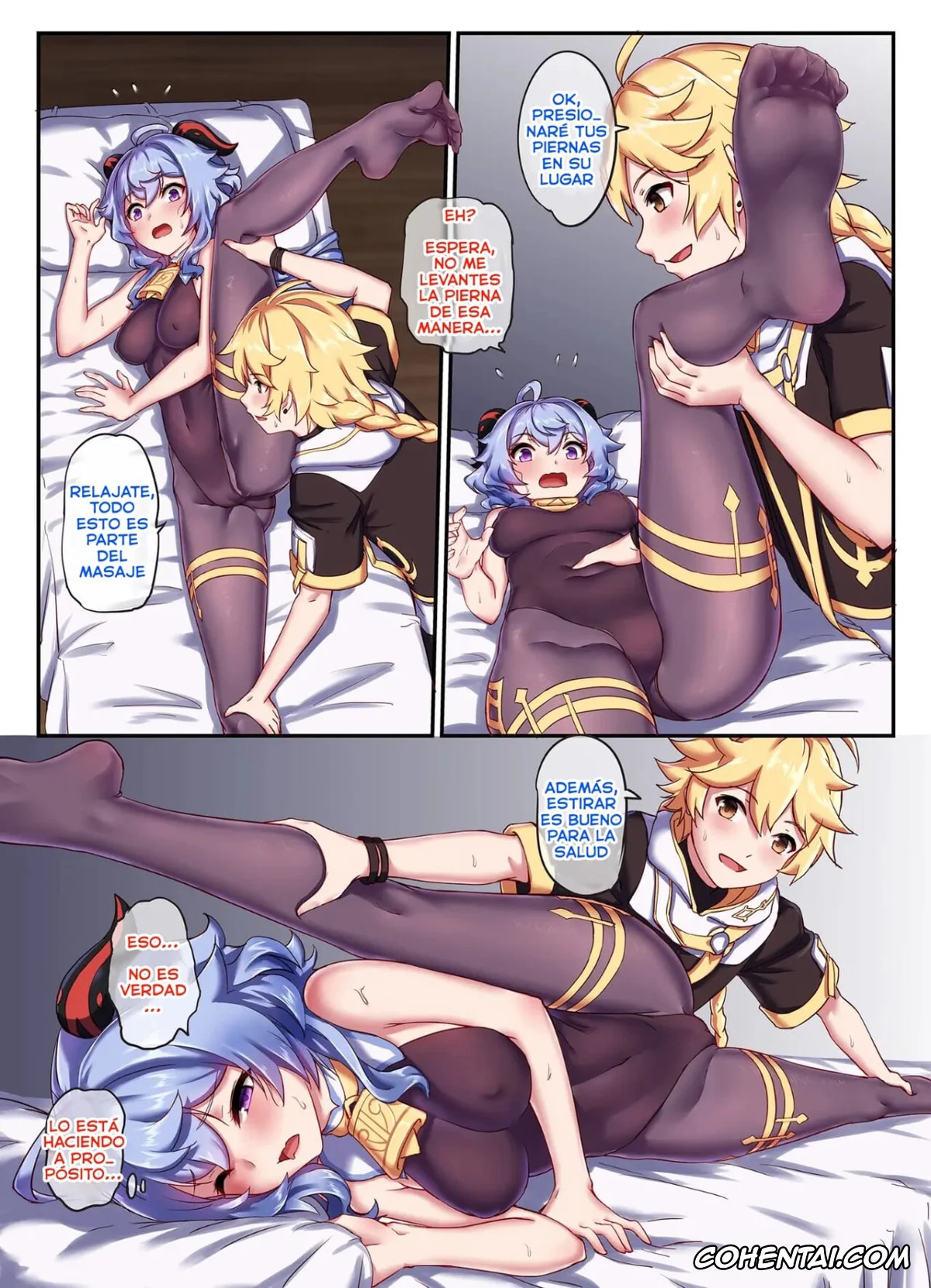 Genshin Impact hentai, Aether hentai, Ganyu hentai, Ganyu to no Zangyou (Genshin Impact), pagina 12