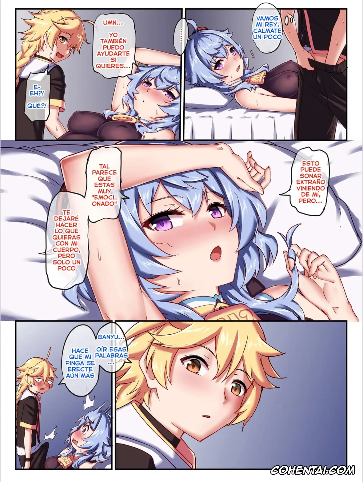 Genshin Impact porno, Aether porno, Ganyu porno, Ganyu to no Zangyou (Genshin Impact), pagina 14