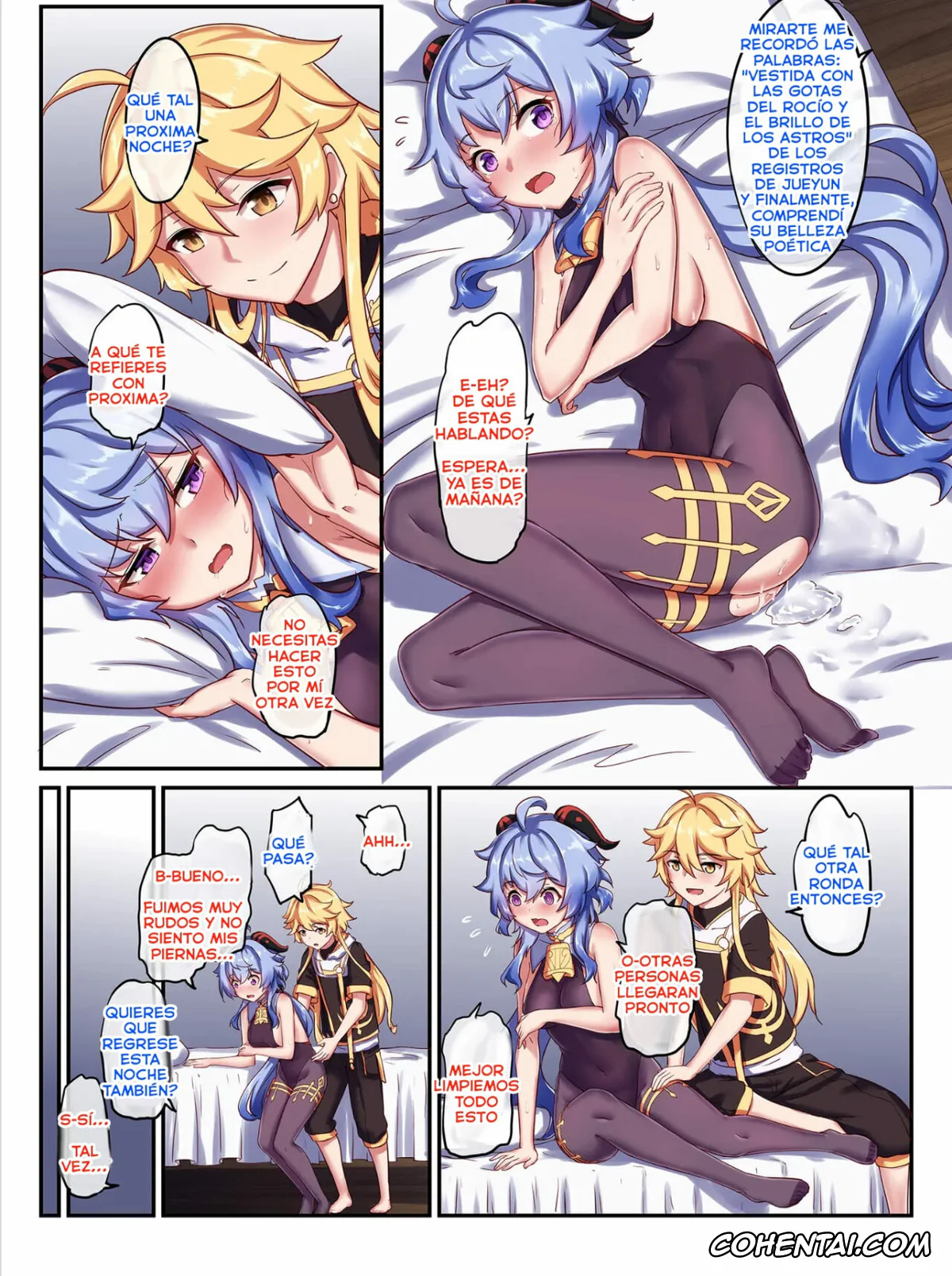 Genshin Impact hentai, Aether hentai, Ganyu hentai, Ganyu to no Zangyou (Genshin Impact), pagina 21