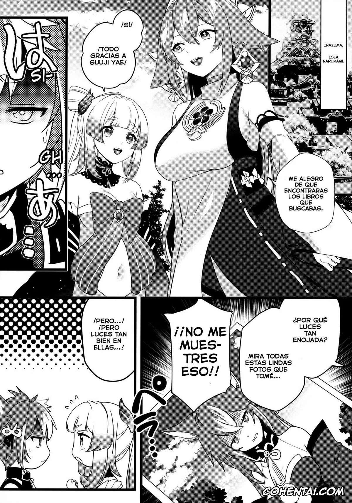 Genshin Impact porno, Gorou porno, Yae Miko porno, Inu to Kitsune ga Majiwaru Yoru ni (Genshin Impact), pagina 5