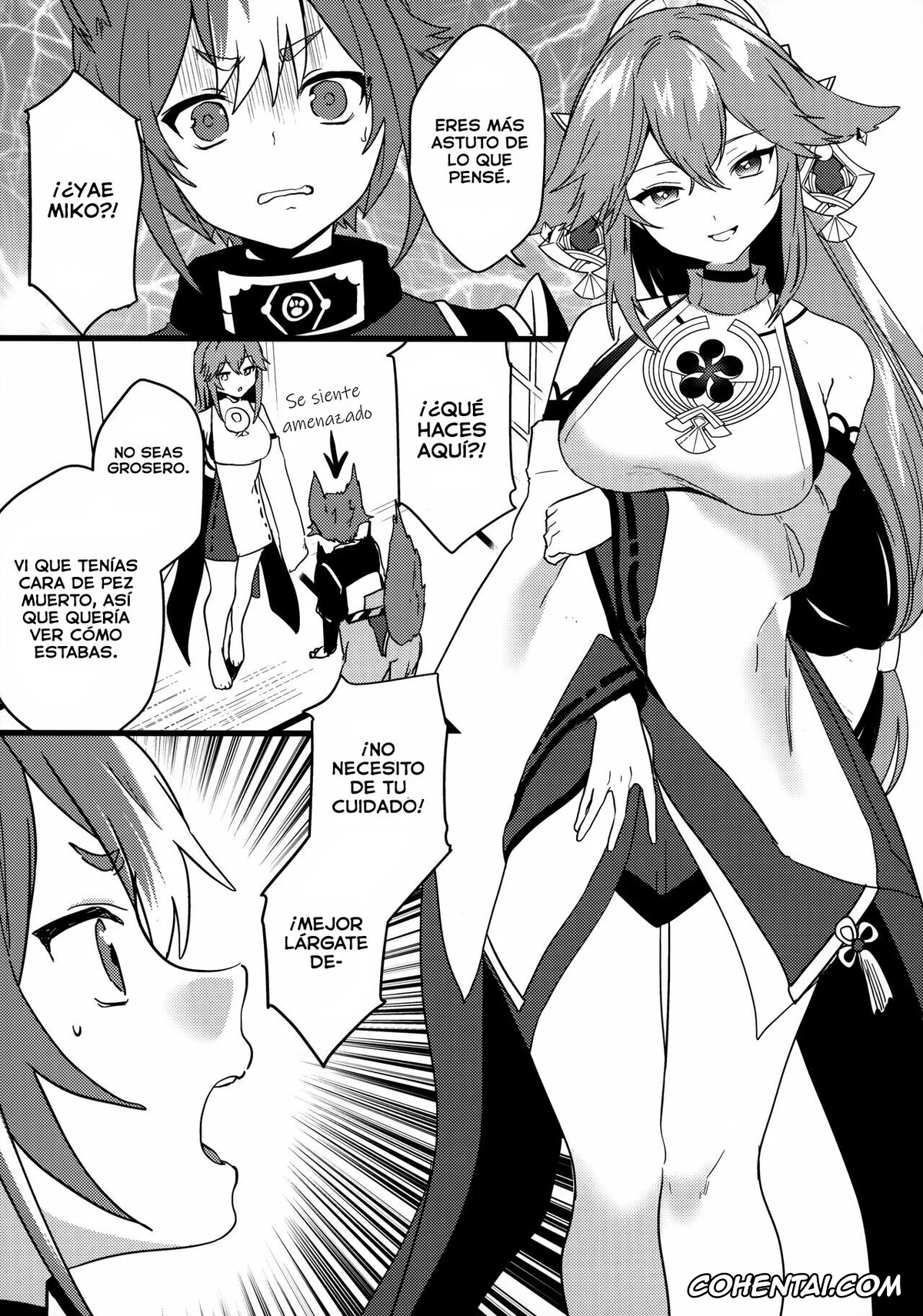 Genshin Impact xxx, Gorou xxx, Yae Miko xxx, Inu to Kitsune ga Majiwaru Yoru ni (Genshin Impact), pagina 7