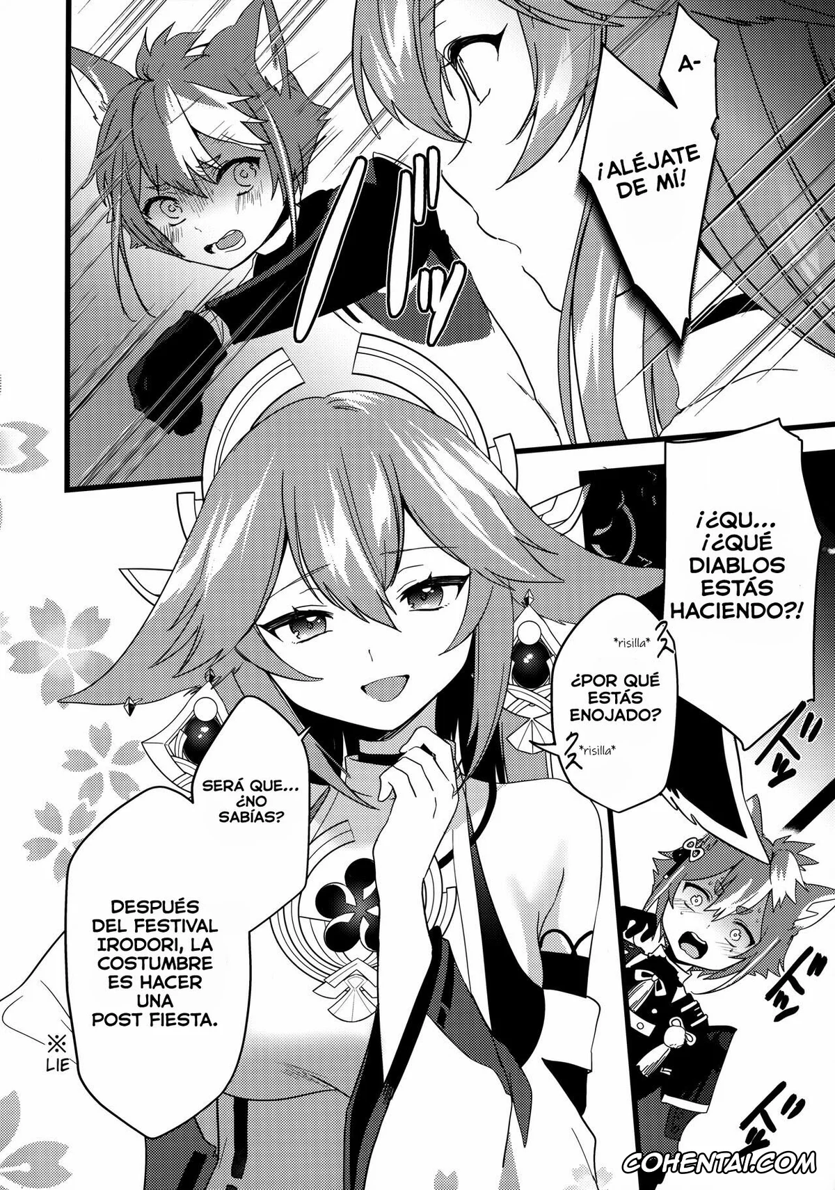 Genshin Impact hentai, Gorou hentai, Yae Miko hentai, Inu to Kitsune ga Majiwaru Yoru ni (Genshin Impact), pagina 9