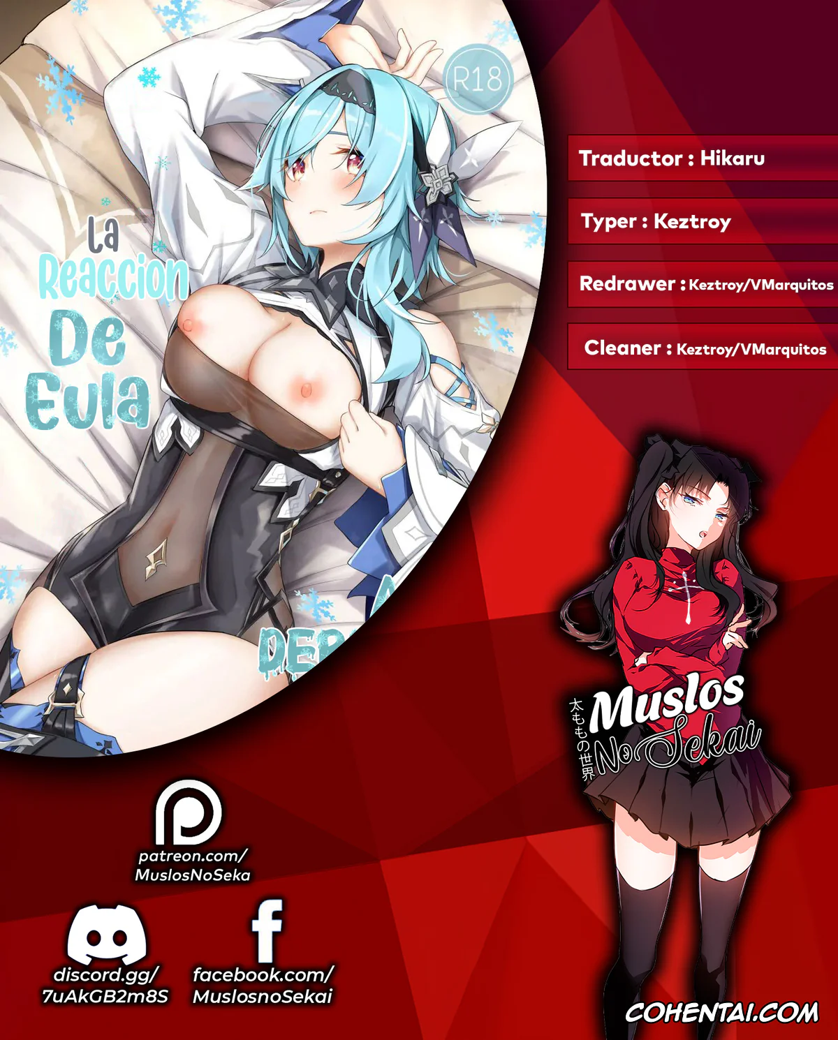 Genshin Impact porno, Aether porno, Eula Lawrence porno, Eula no Youkai Hannou (Genshin Impact), pagina 2