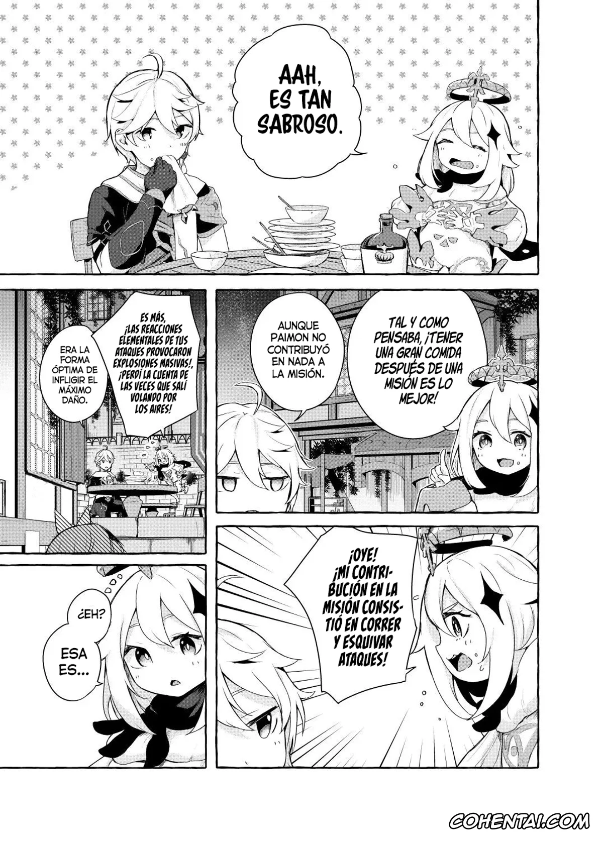 Genshin Impact hentai, Aether hentai, Eula Lawrence hentai, Eula no Youkai Hannou (Genshin Impact), pagina 3
