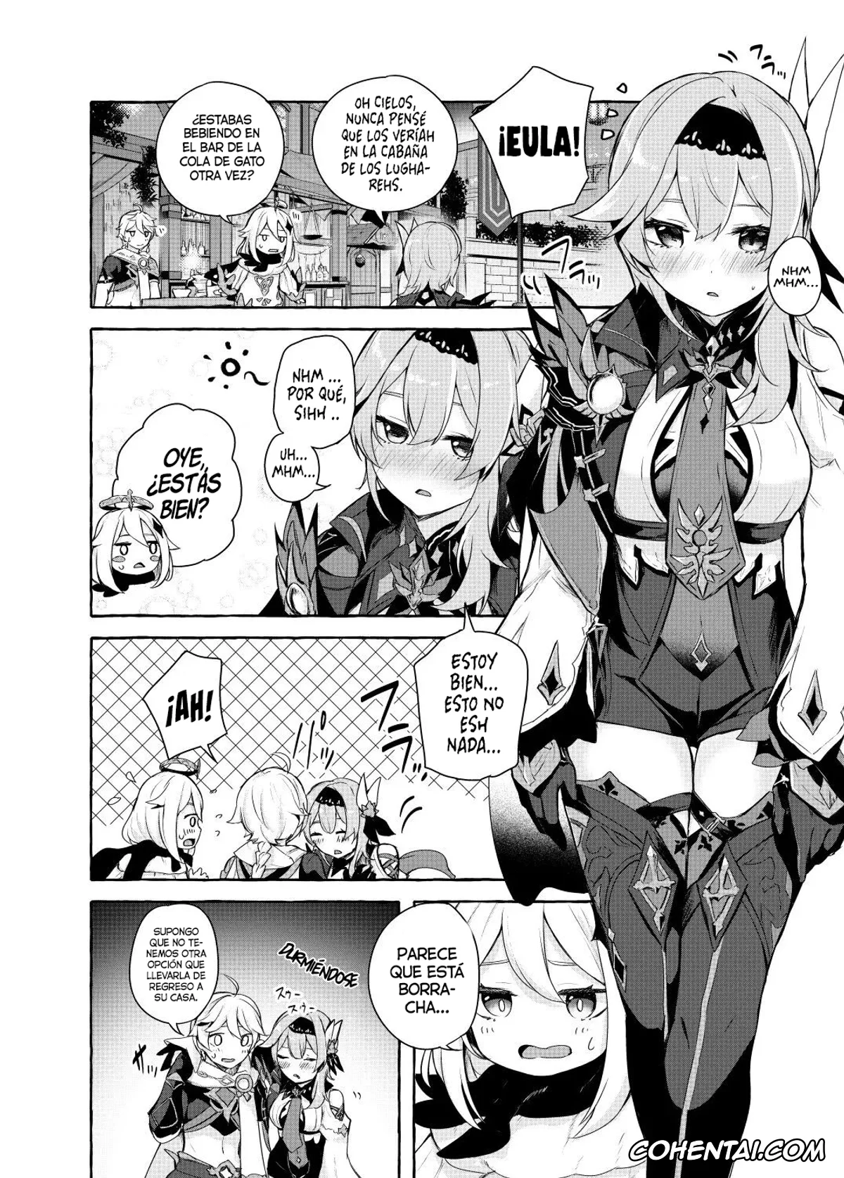 Genshin Impact xxx, Aether xxx, Eula Lawrence xxx, Eula no Youkai Hannou (Genshin Impact), pagina 4