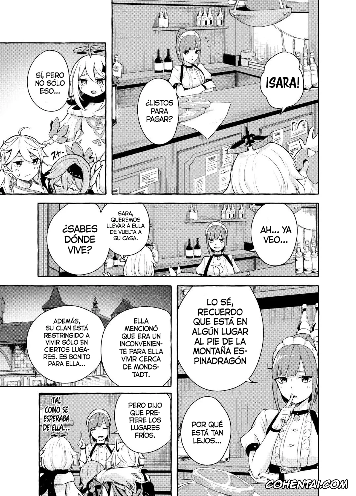 Genshin Impact porno, Aether porno, Eula Lawrence porno, Eula no Youkai Hannou (Genshin Impact), pagina 5