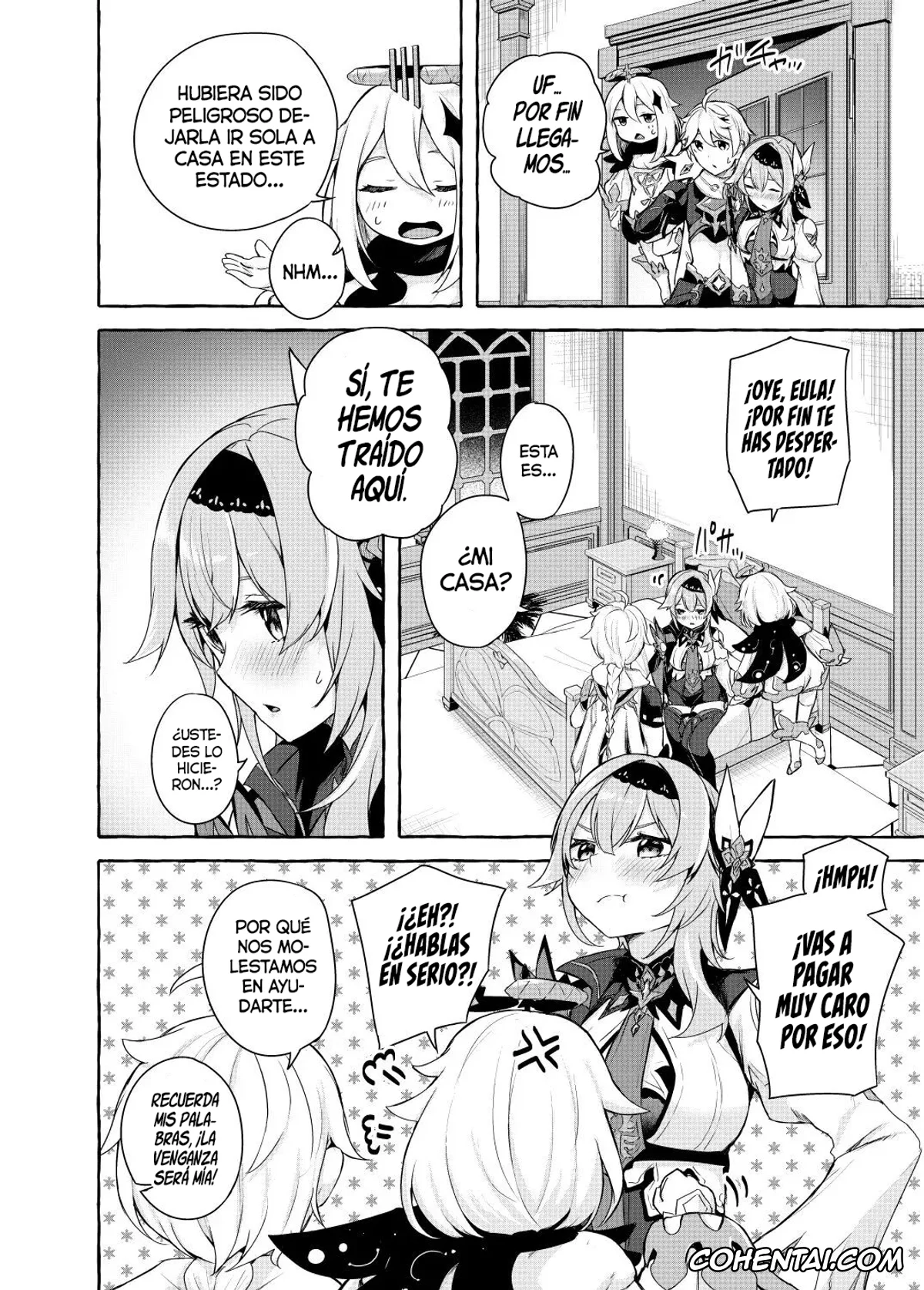 Genshin Impact hentai, Aether hentai, Eula Lawrence hentai, Eula no Youkai Hannou (Genshin Impact), pagina 6