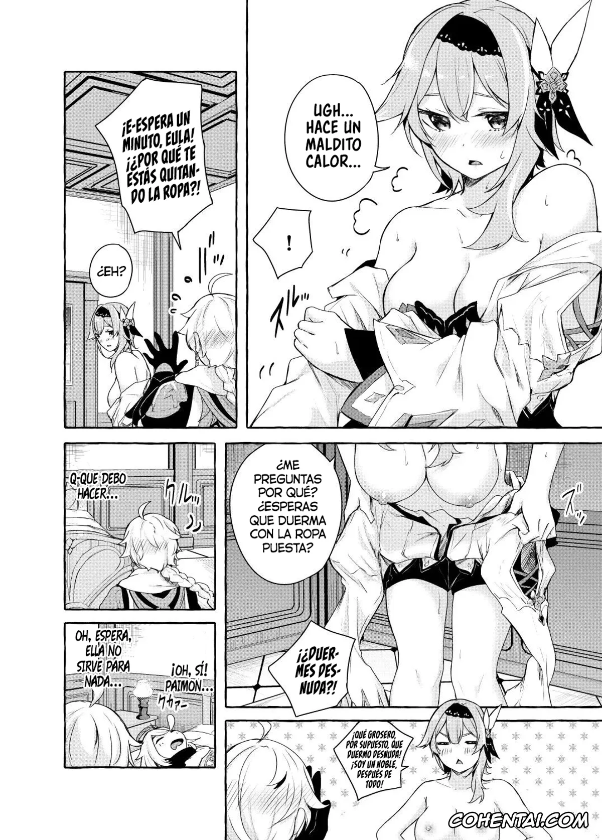 Genshin Impact porno, Aether porno, Eula Lawrence porno, Eula no Youkai Hannou (Genshin Impact), pagina 8