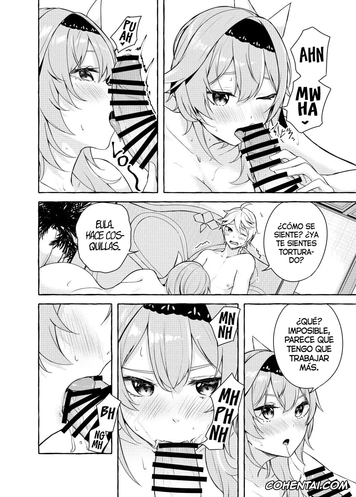 Genshin Impact porno, Aether porno, Eula Lawrence porno, Eula no Youkai Hannou (Genshin Impact), pagina 14