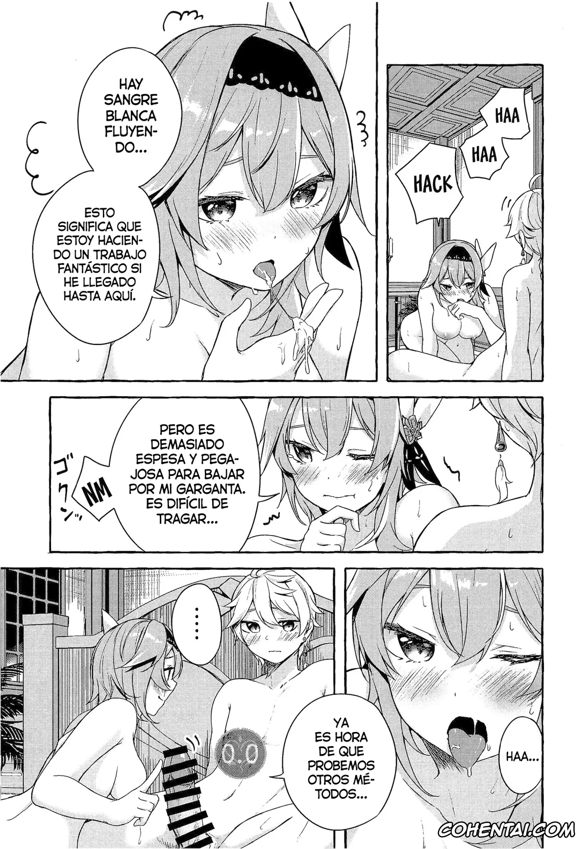 Genshin Impact xxx, Aether xxx, Eula Lawrence xxx, Eula no Youkai Hannou (Genshin Impact), pagina 19
