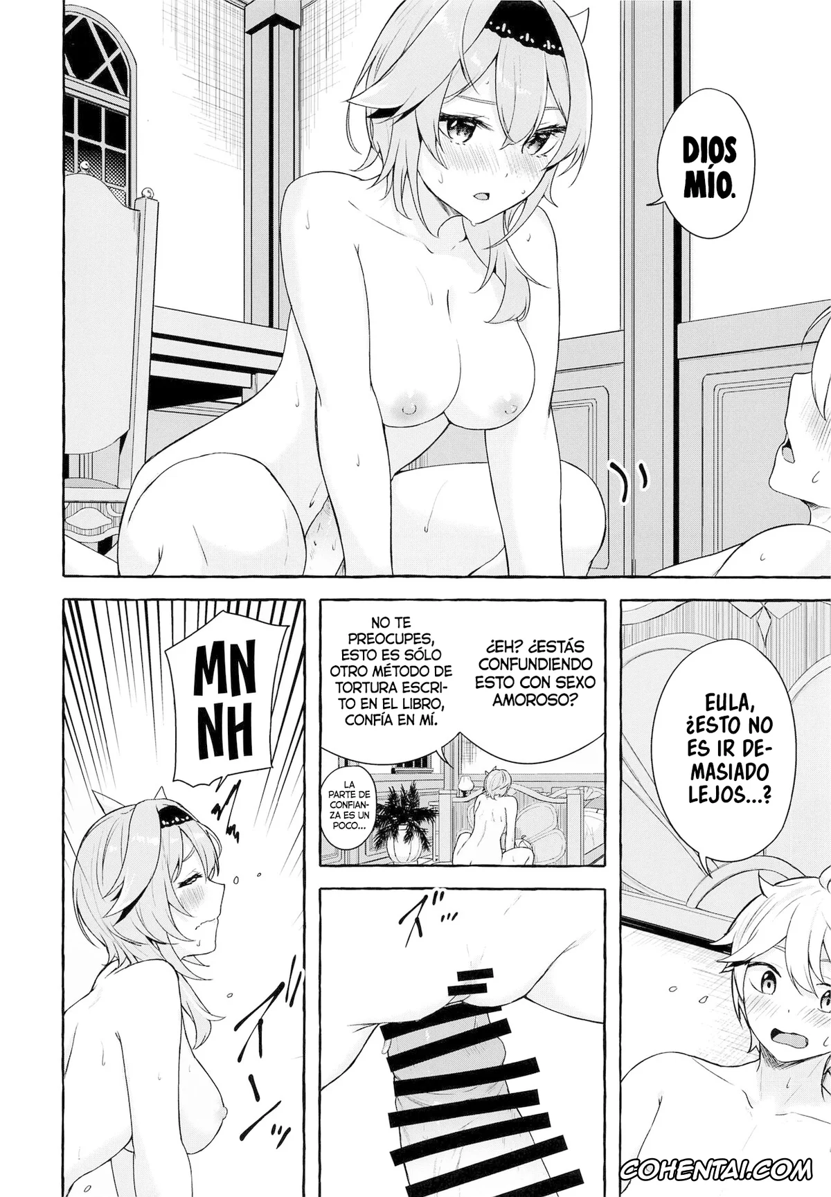 Genshin Impact porno, Aether porno, Eula Lawrence porno, Eula no Youkai Hannou (Genshin Impact), pagina 20